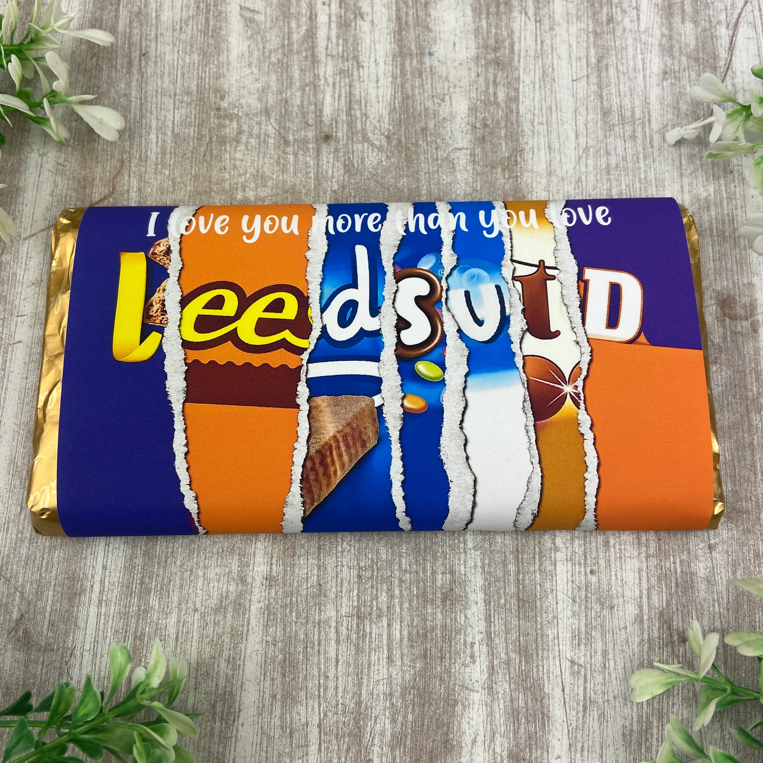 Leeds United Chocolate Bar - I Love You More Than... - Image 5