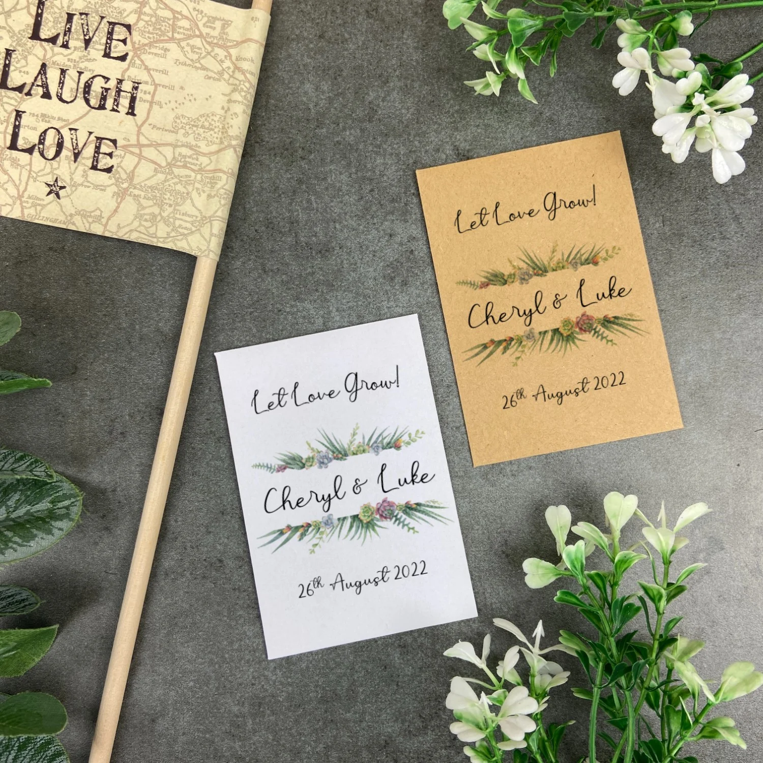 Let Love Grow 12 x Seed Packets - Image 3