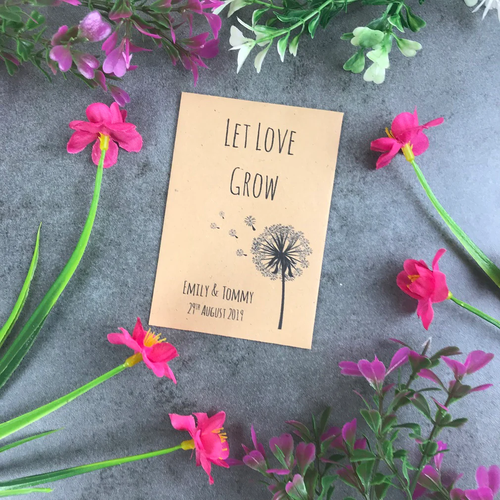 Let Love Grow Wedding Favours - Pack of 12 - Image 5