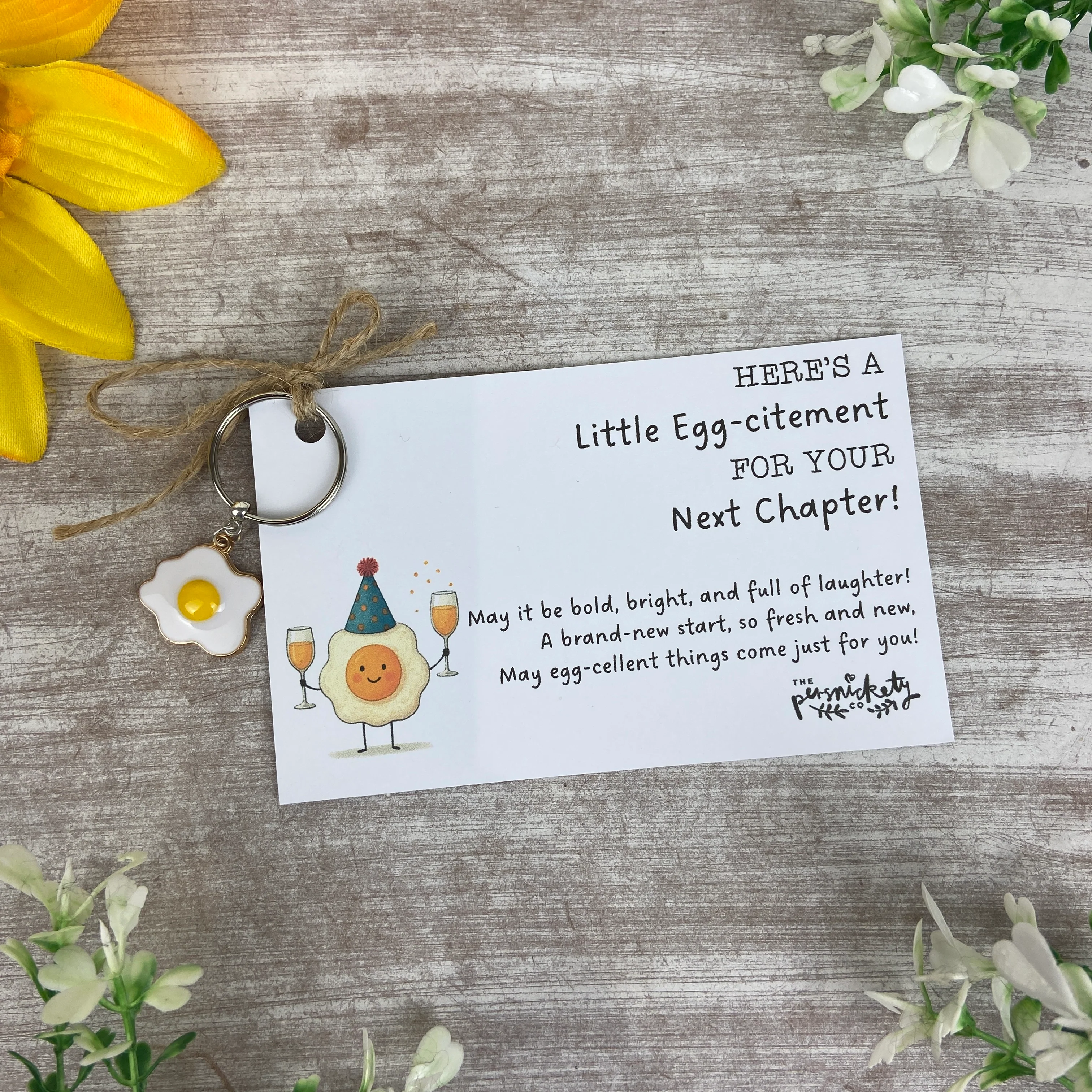 Little Egg-citement Keyring - Image 3