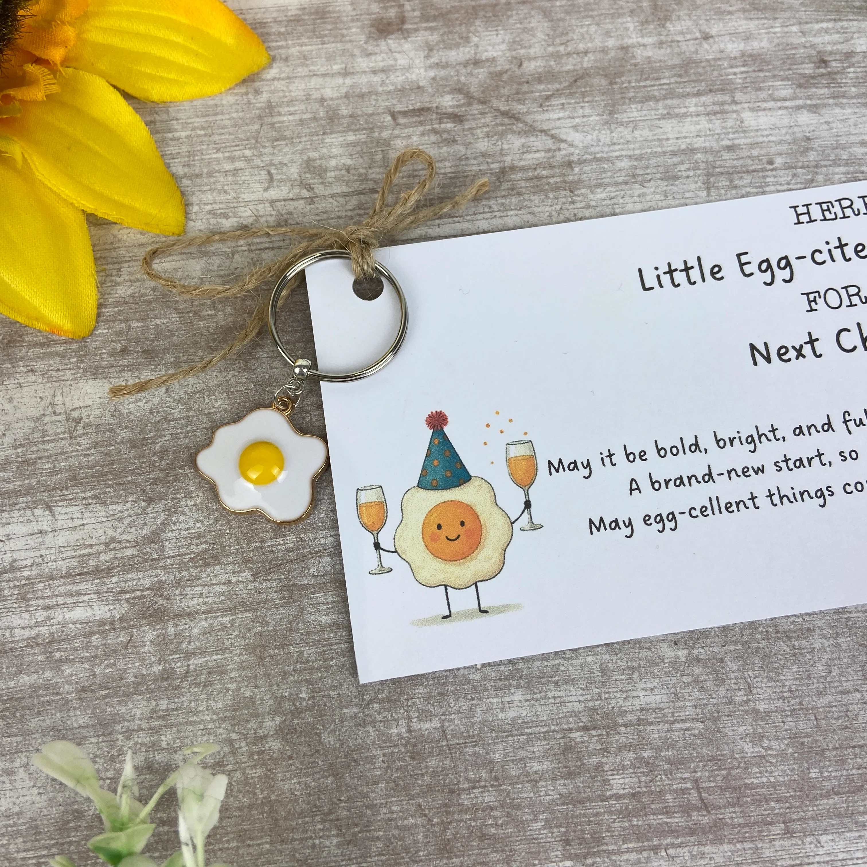 Little Egg-citement Keyring - Image 7