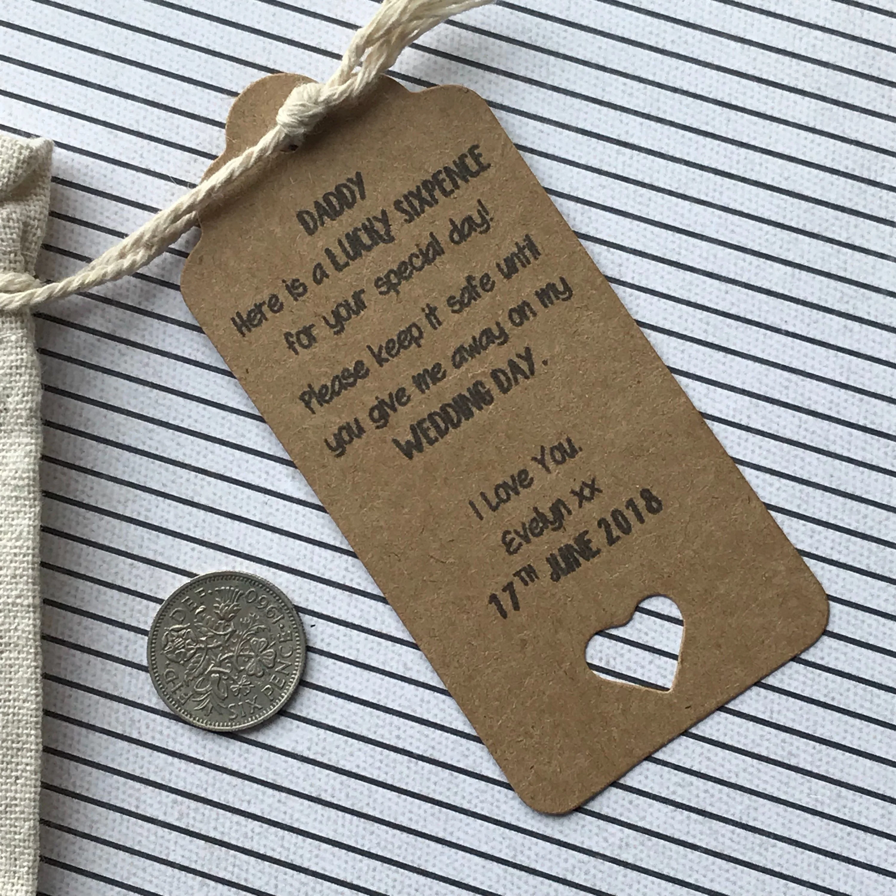 Lucky Sixpence Gift For Dad - Image 7