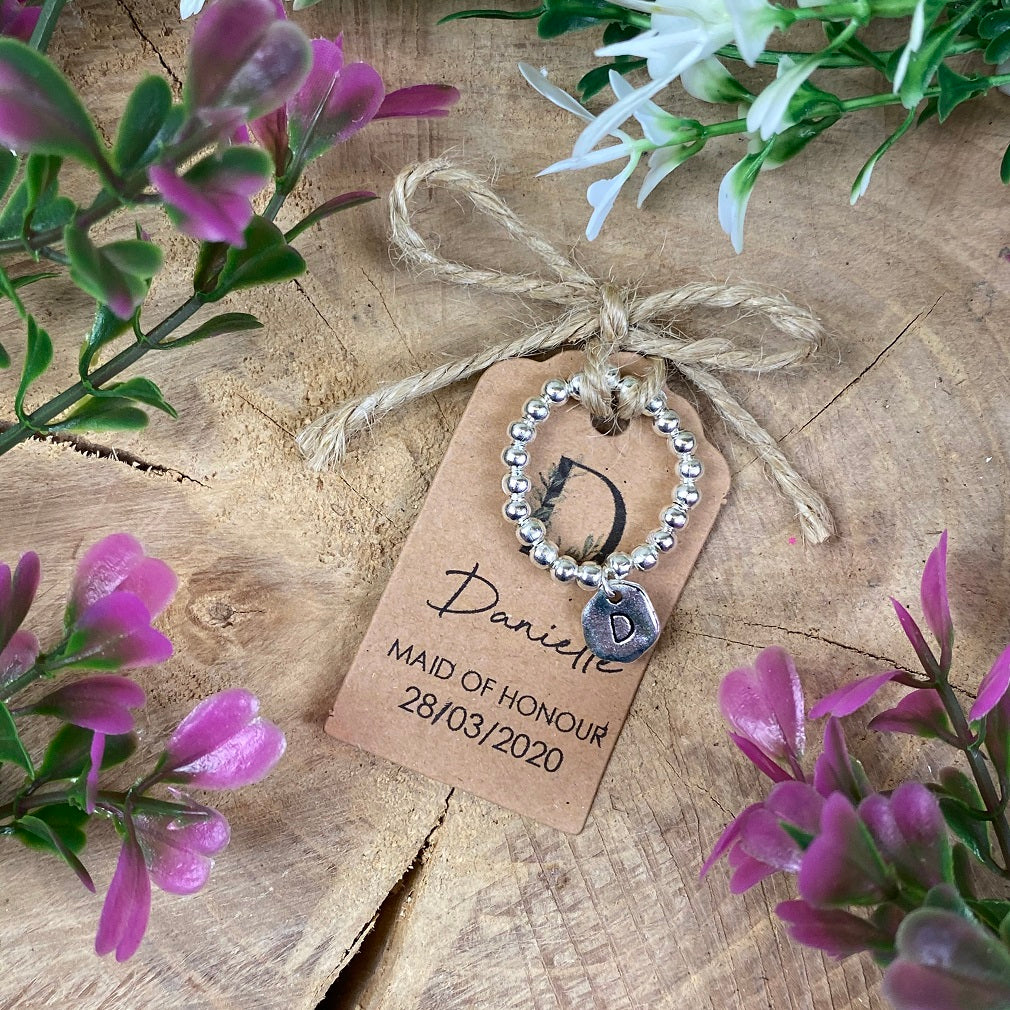 Maid Of Honour Initial Ring - Image 4