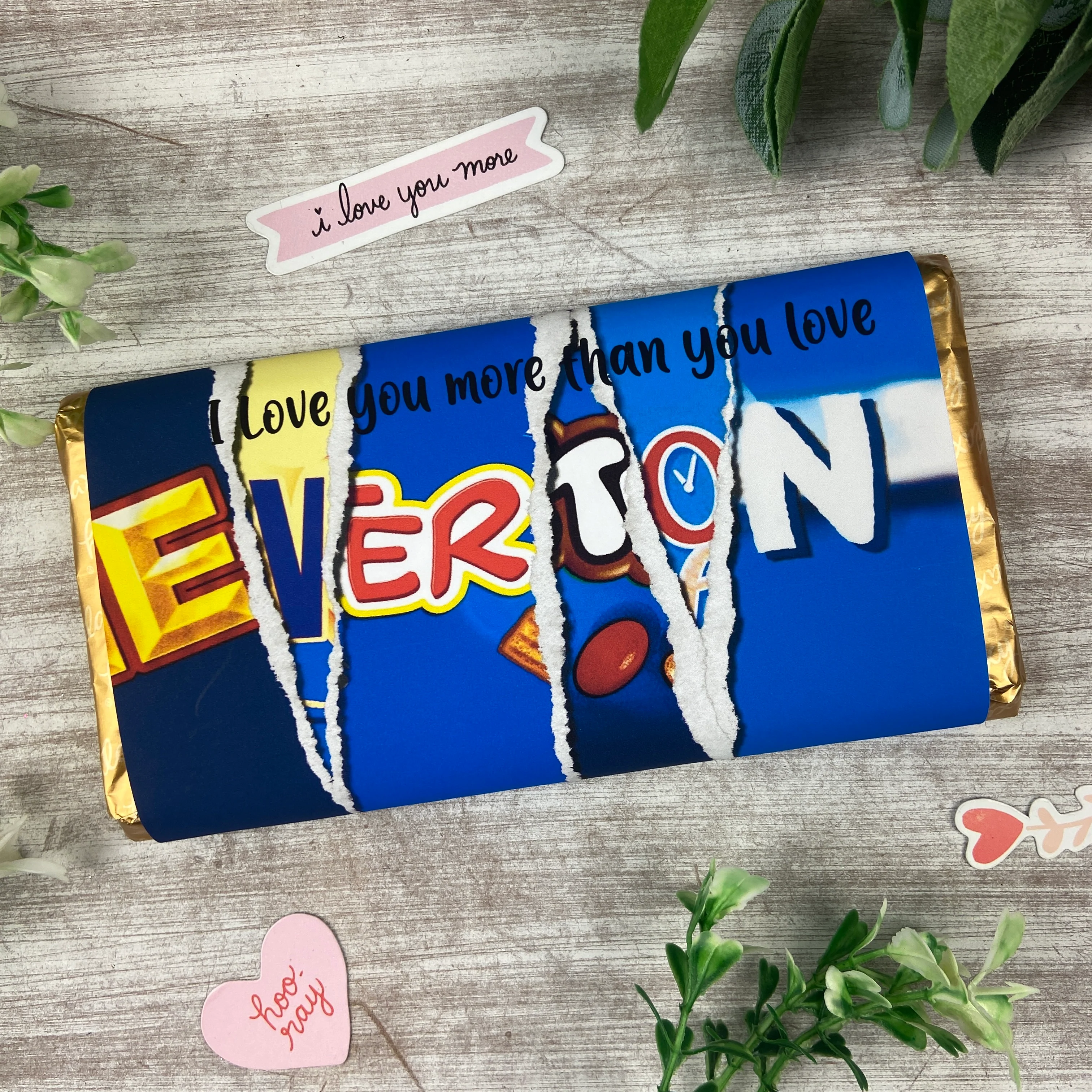 Everton Chocolate Bar - I Love You More Than - Image 2