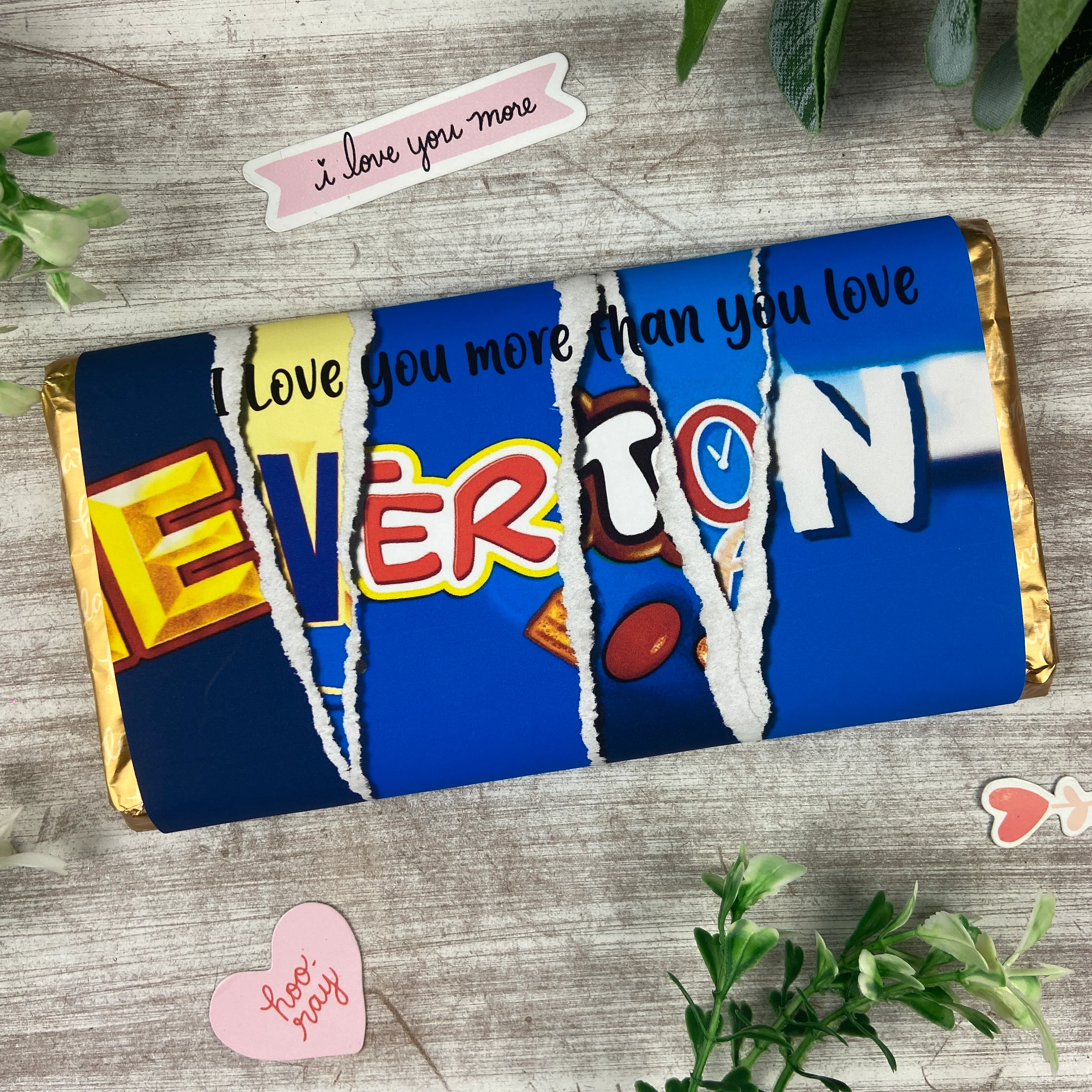 Everton Chocolate Bar - I Love You More Than - Image 4