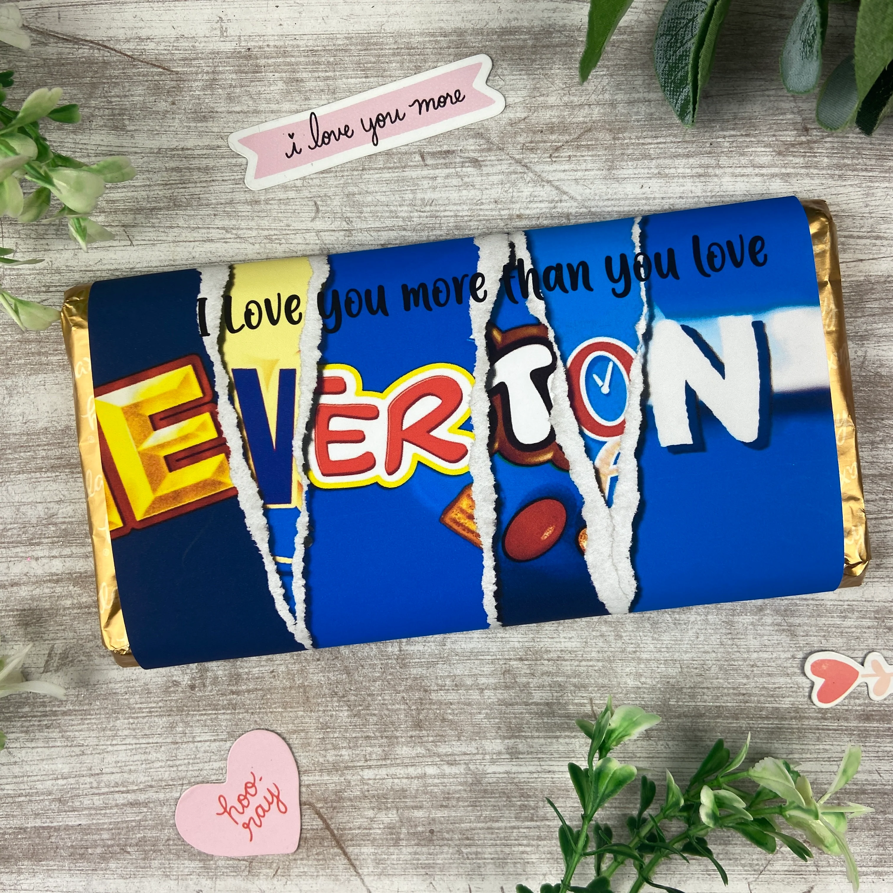 Everton Chocolate Bar - I Love You More Than - Image 5