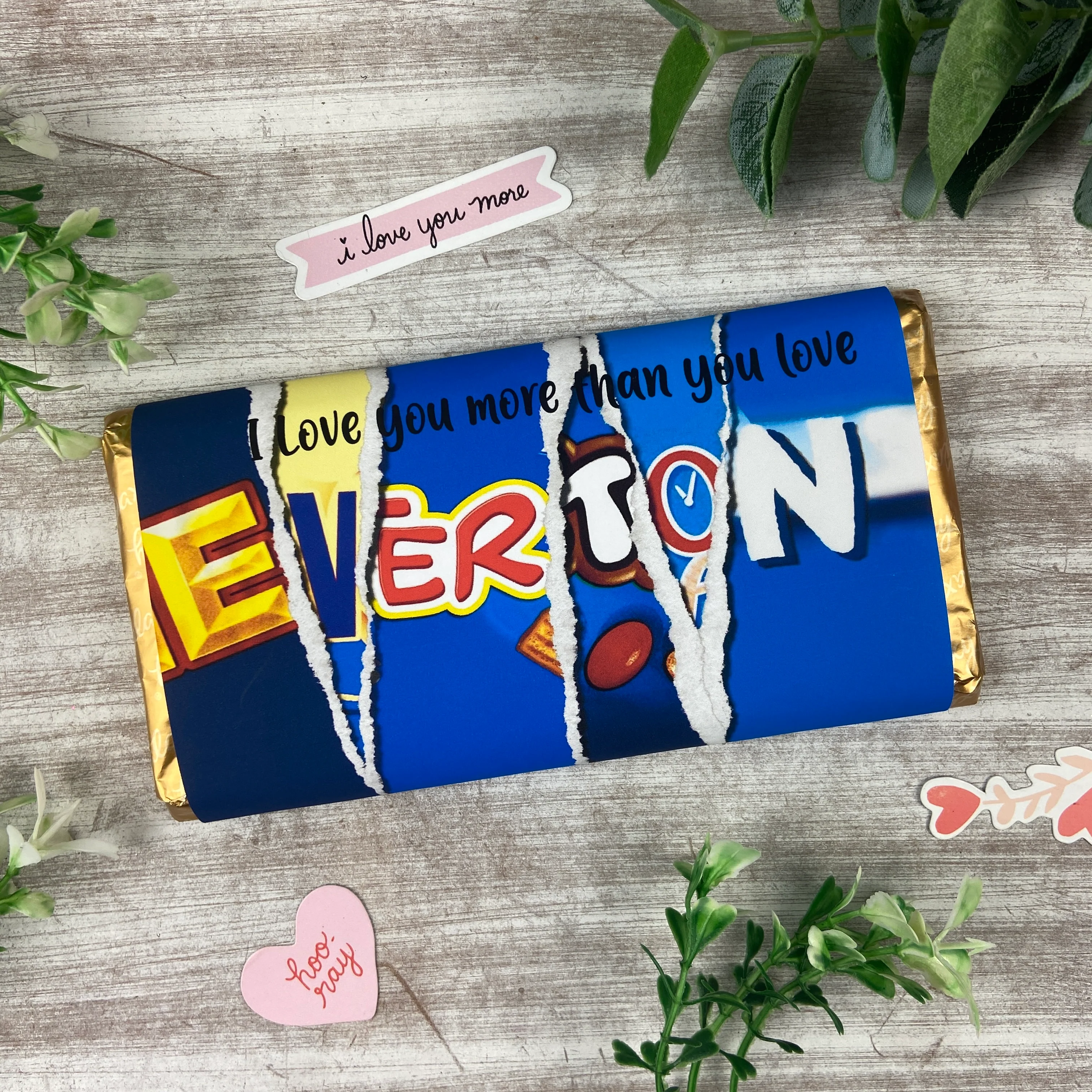 Everton Chocolate Bar - I Love You More Than - Image 6
