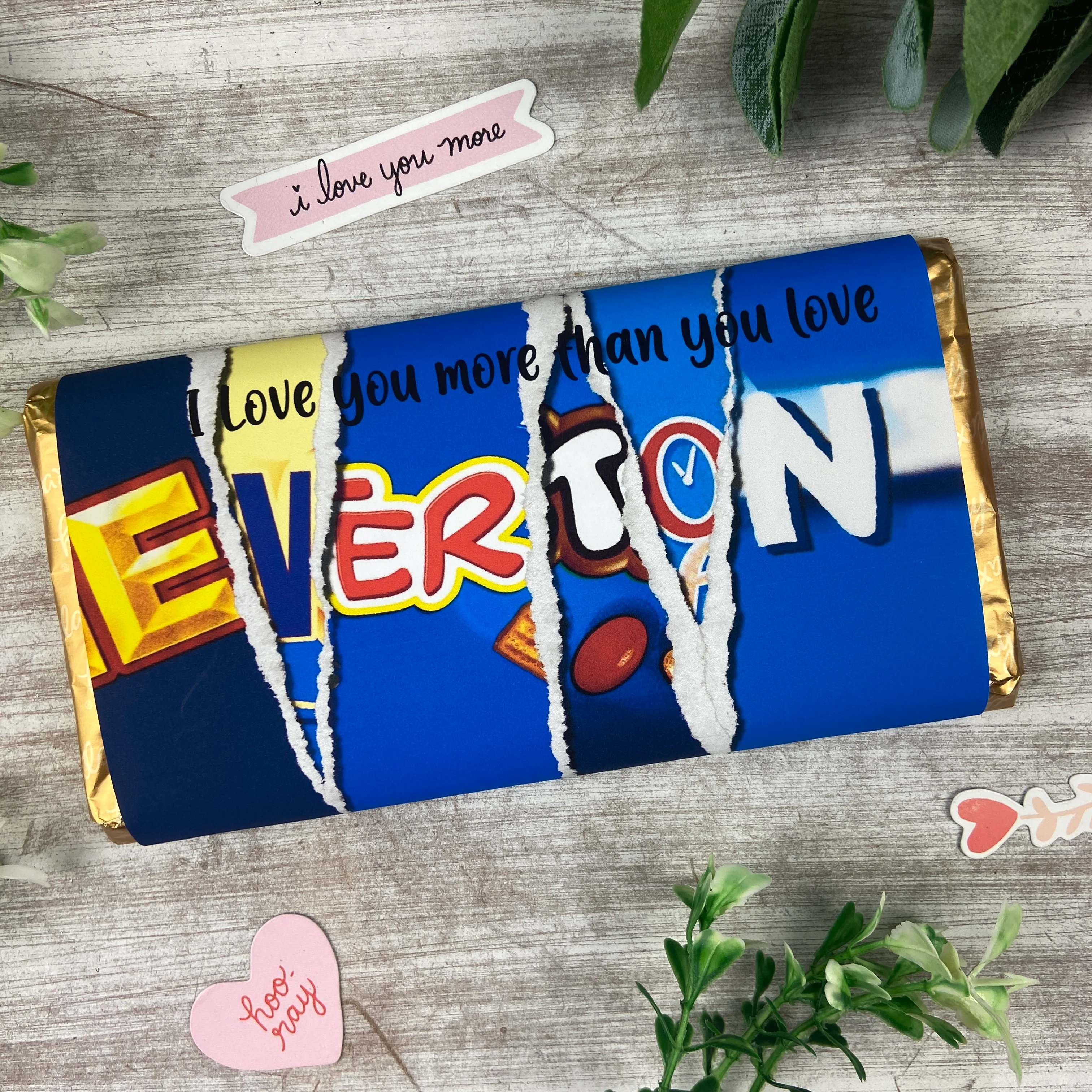 Everton Chocolate Bar - I Love You More Than - Image 7