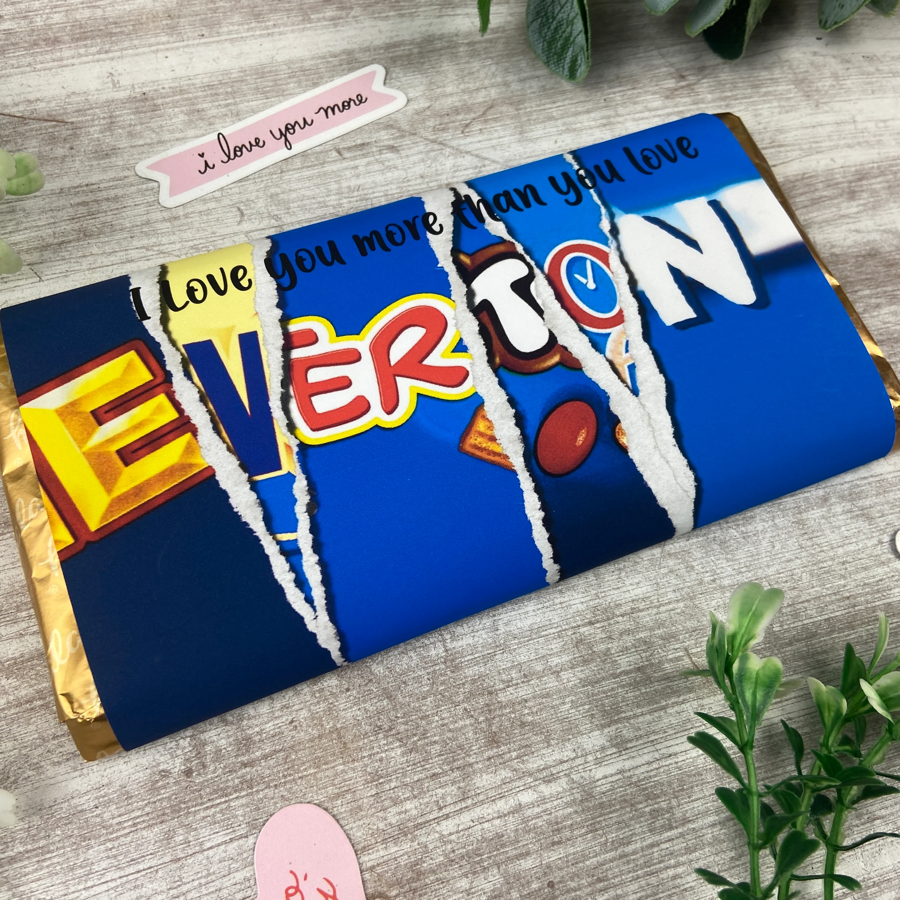 Everton Chocolate Bar - I Love You More Than - Image 8