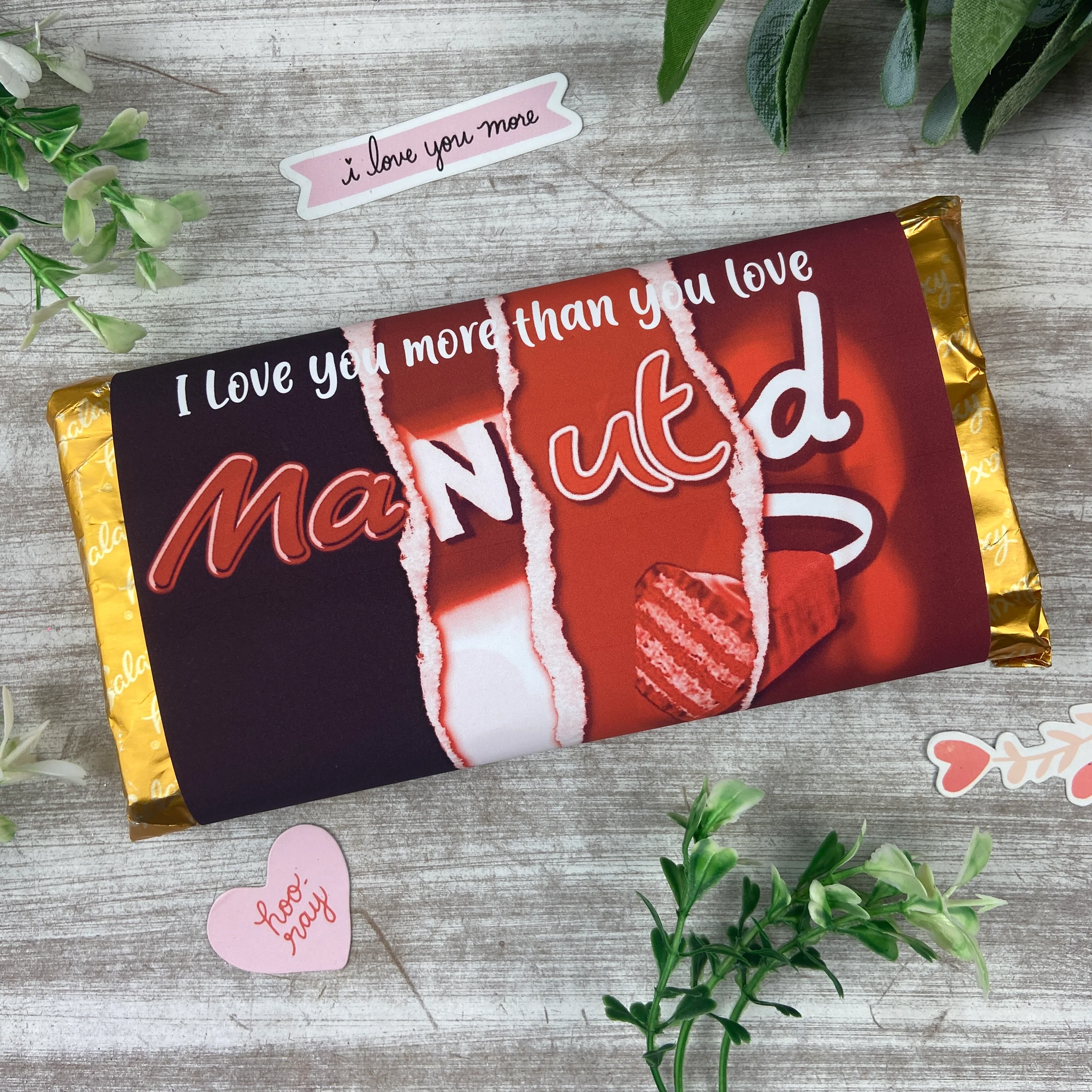 Manchester United Chocolate Bar - I Love You More Than... - Image 3