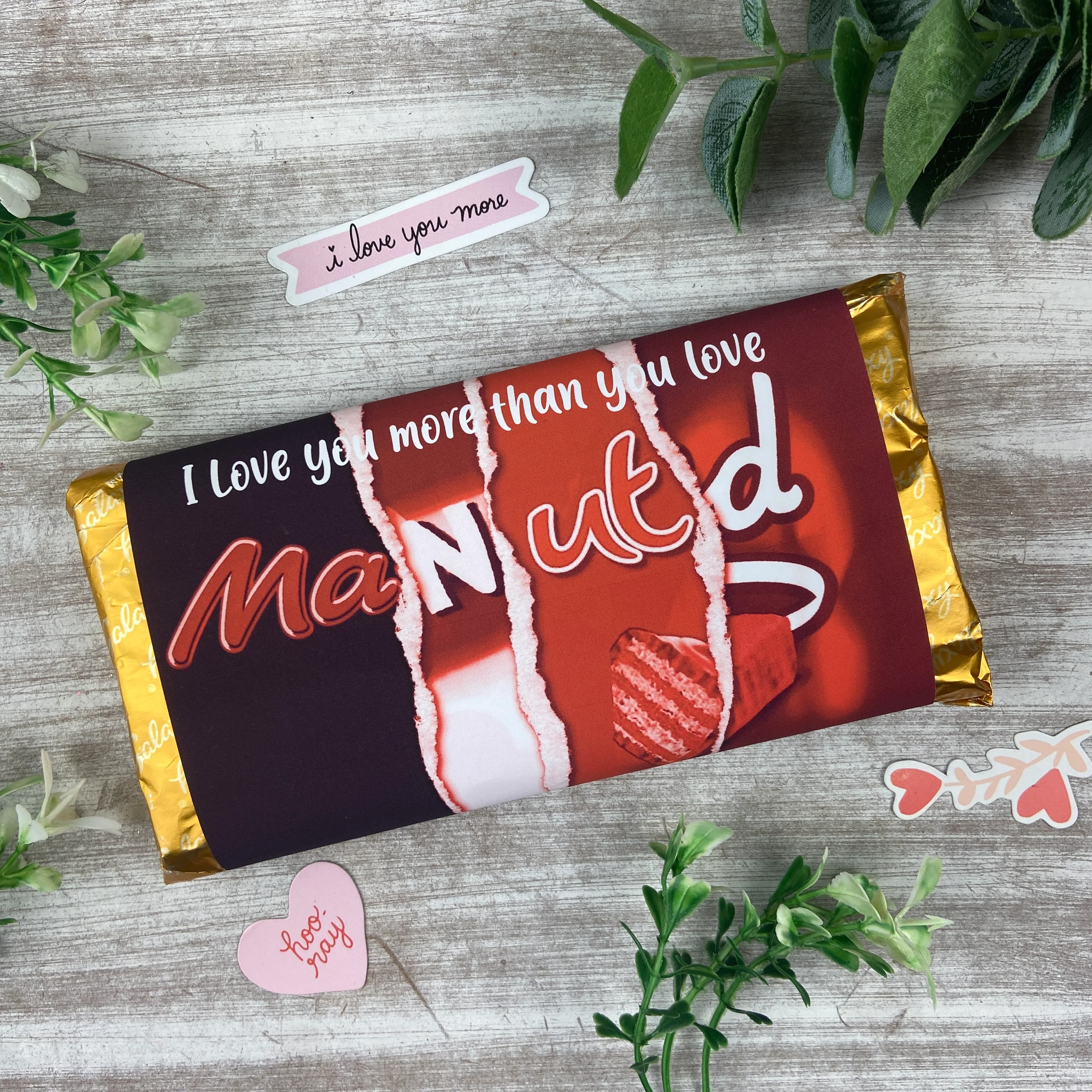 Manchester United Chocolate Bar - I Love You More Than... - Image 4