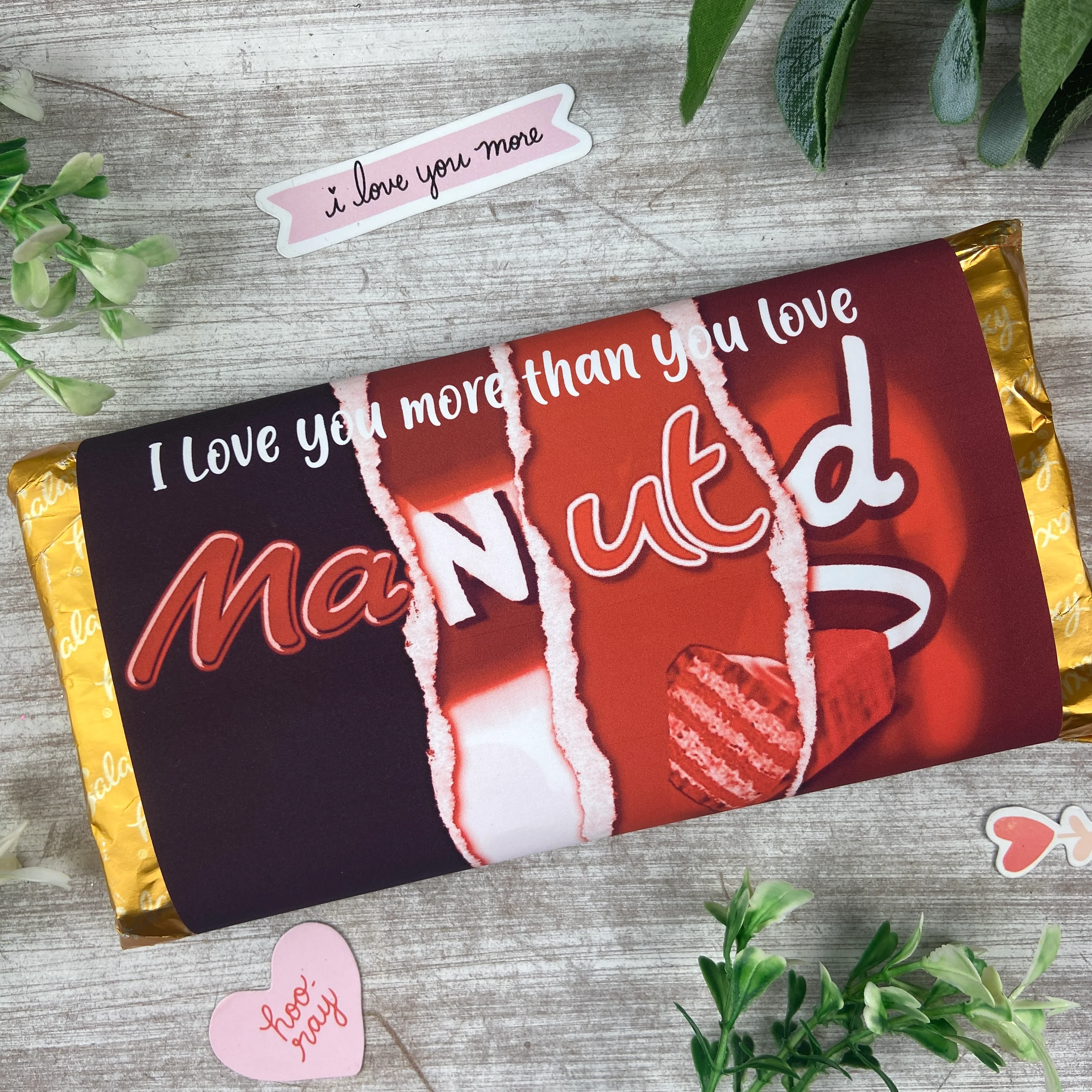 Manchester United Chocolate Bar - I Love You More Than... - Image 5