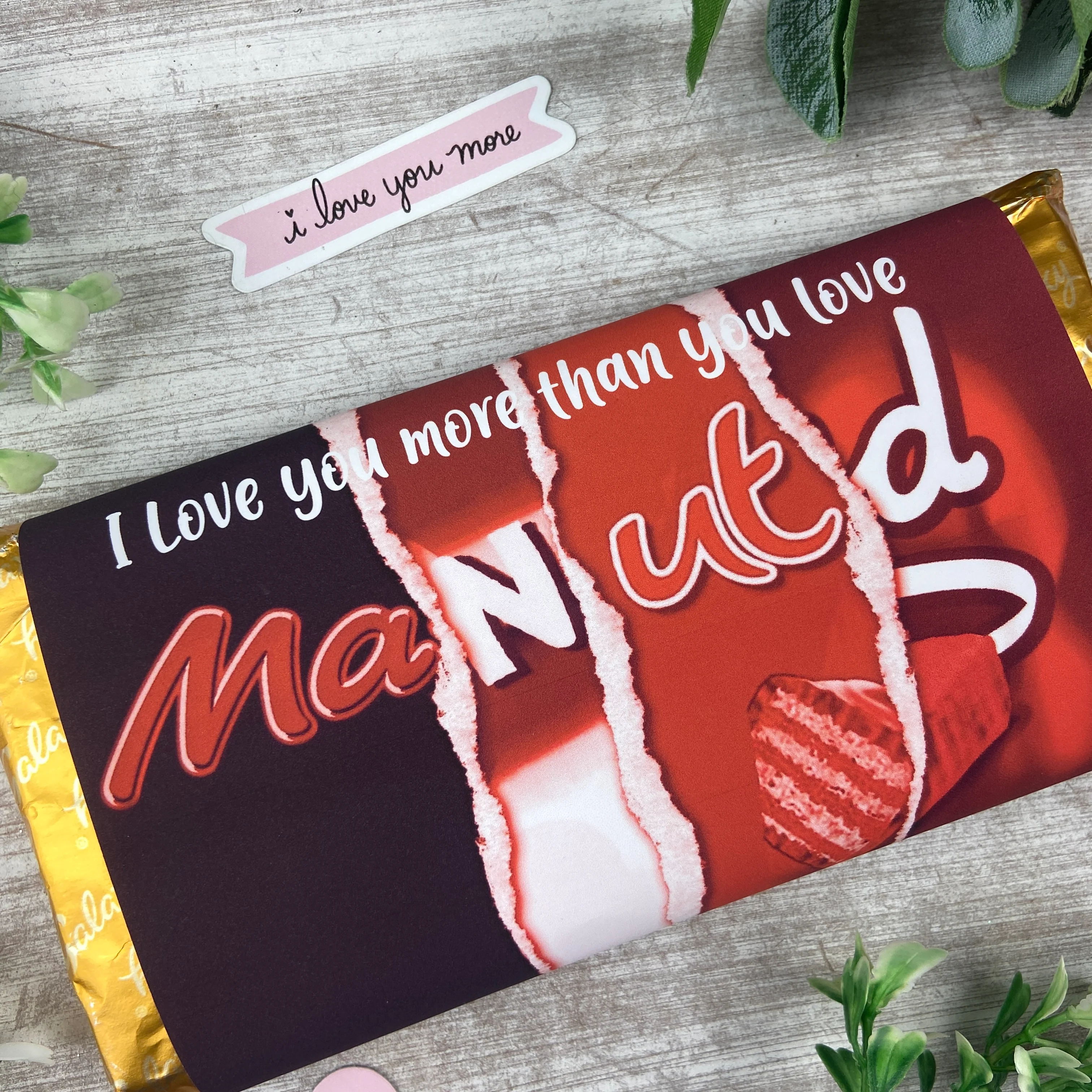 Manchester United Chocolate Bar - I Love You More Than... - Image 6
