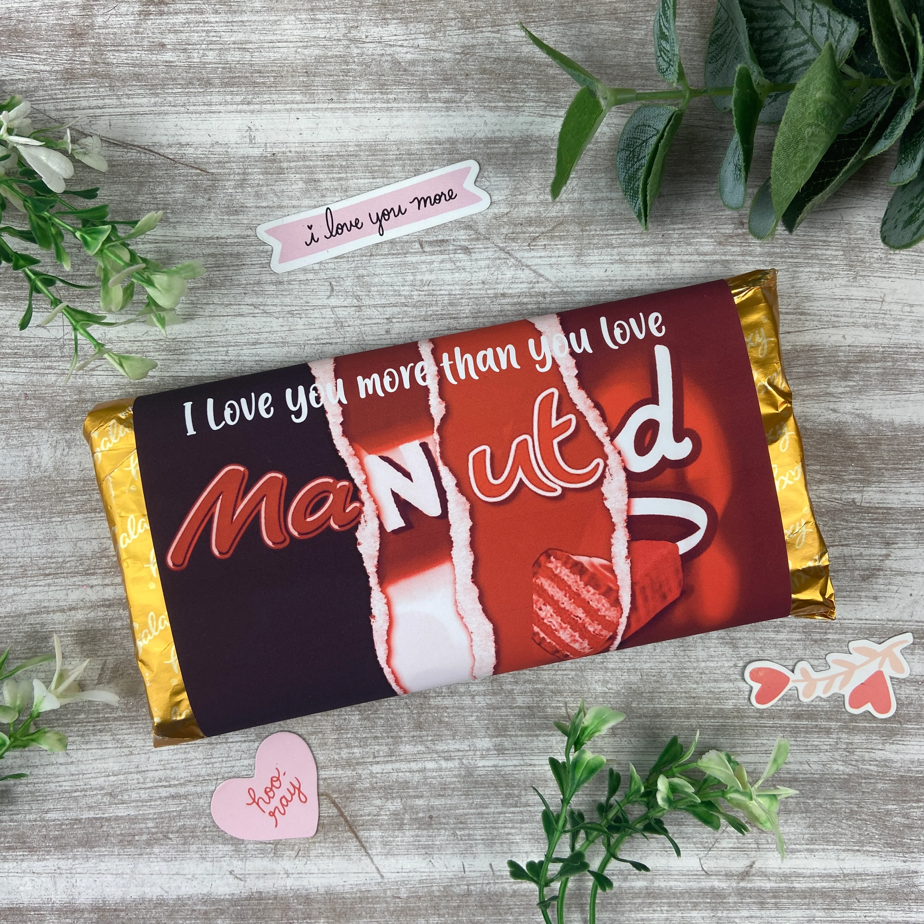 Manchester United Chocolate Bar - I Love You More Than... - Image 7