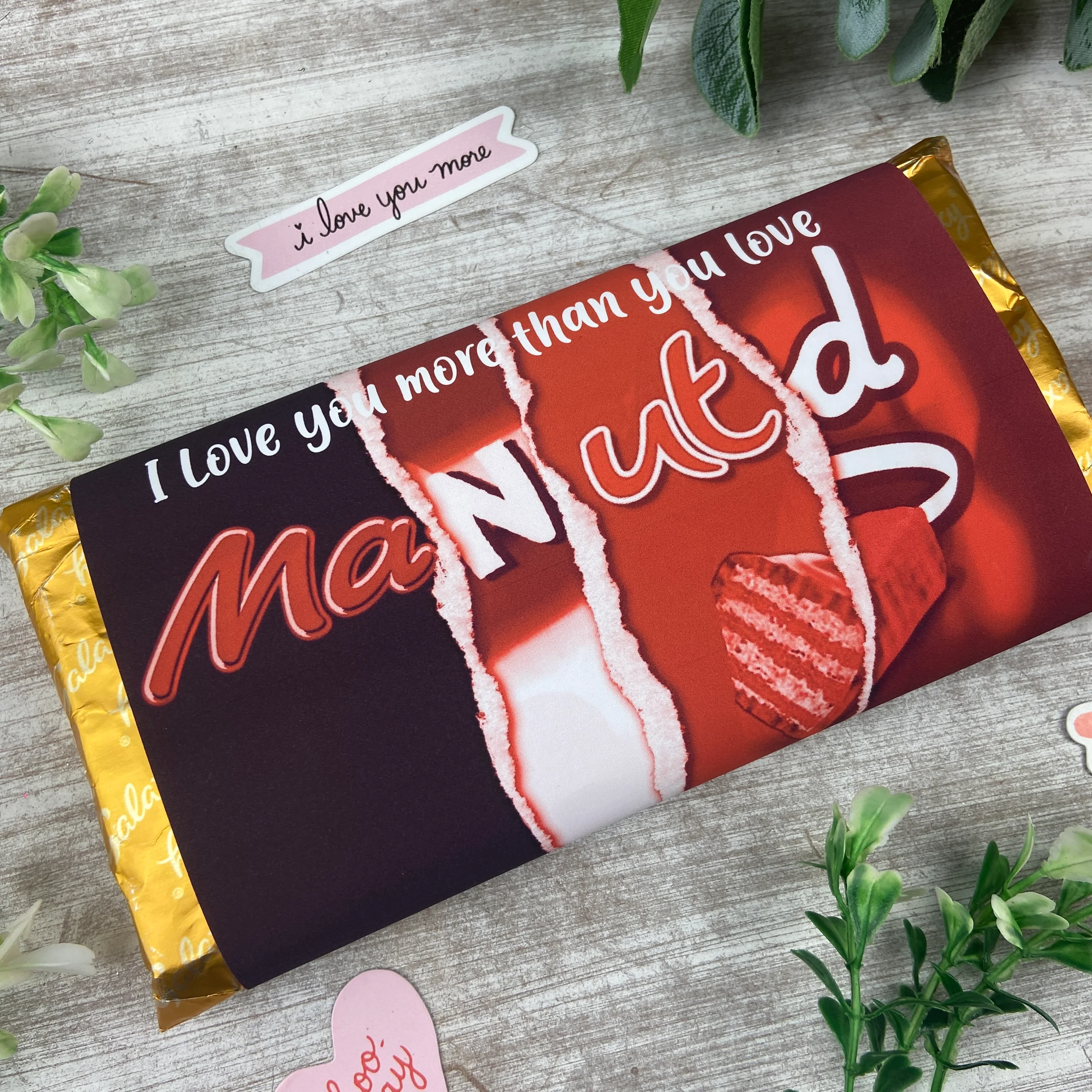 Manchester United Chocolate Bar - I Love You More Than... - Image 8
