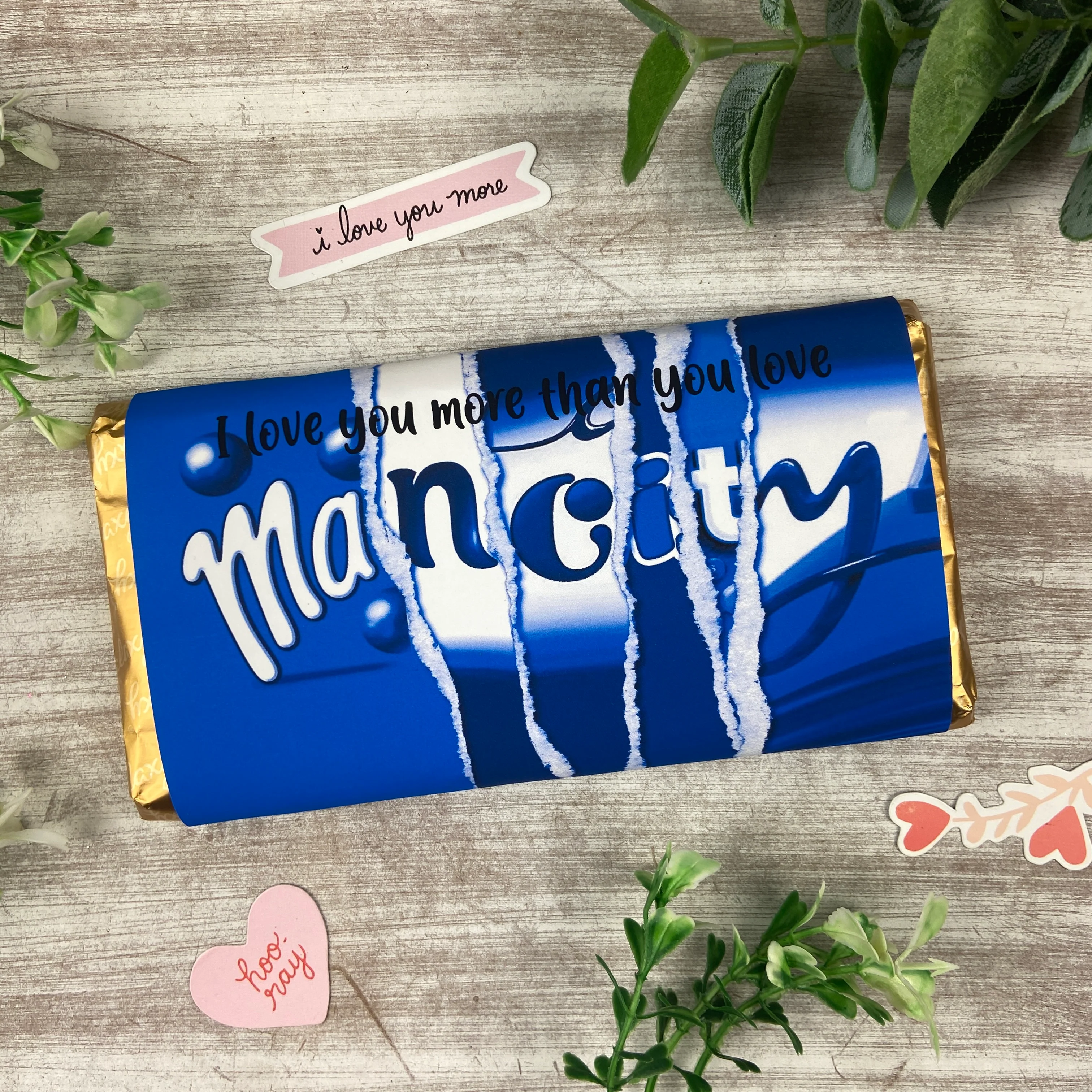 Manchester City Chocolate Bar - I Love You More Than... - Image 4
