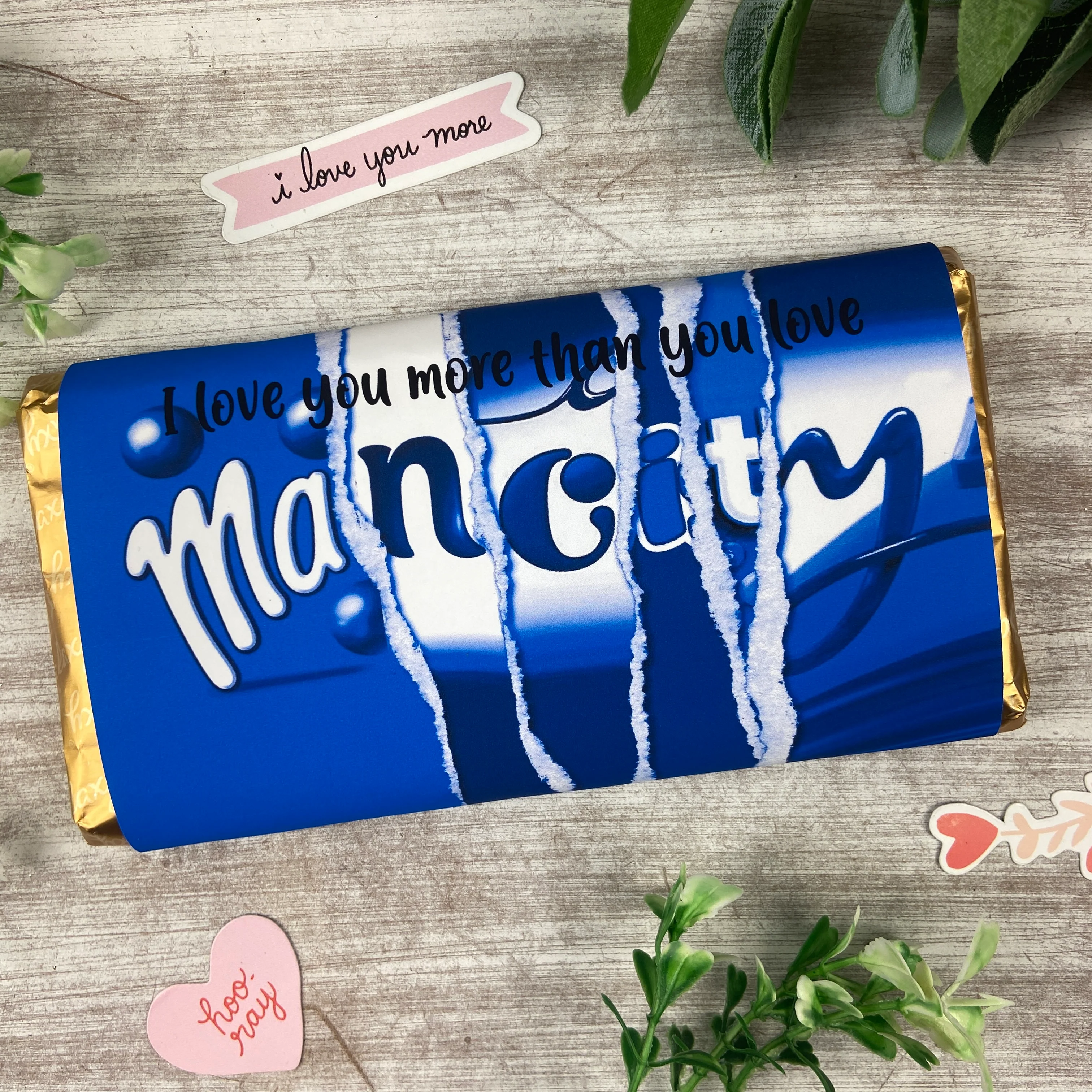 Manchester City Chocolate Bar - I Love You More Than... - Image 5