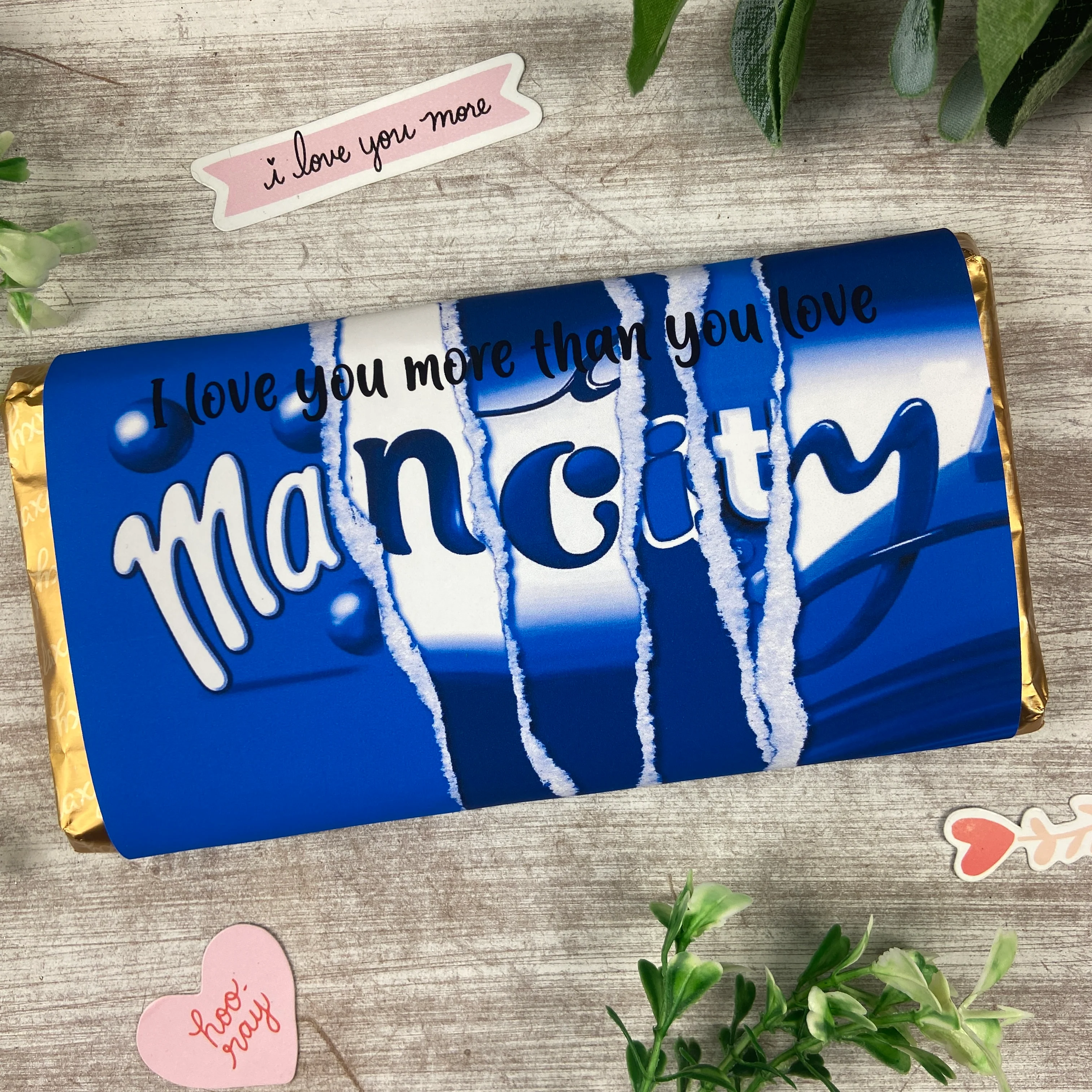 Manchester City Chocolate Bar - I Love You More Than... - Image 6