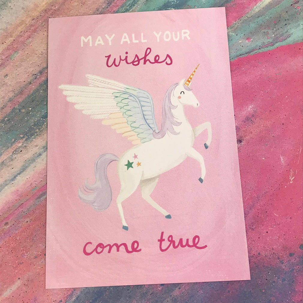 May All Your Wishes Come True Postcard - Image 4