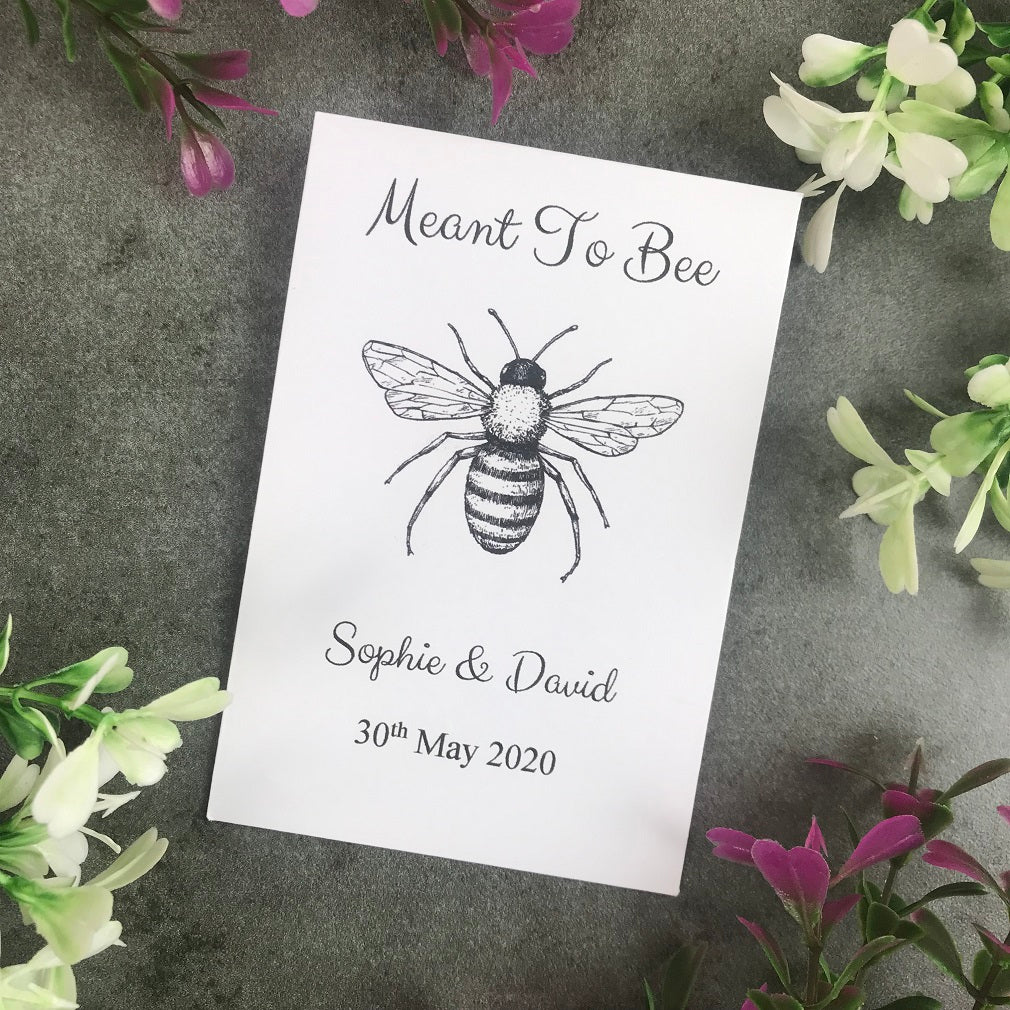 Meant To Bee Seed Wedding Favours Pack Of 12 - Image 2
