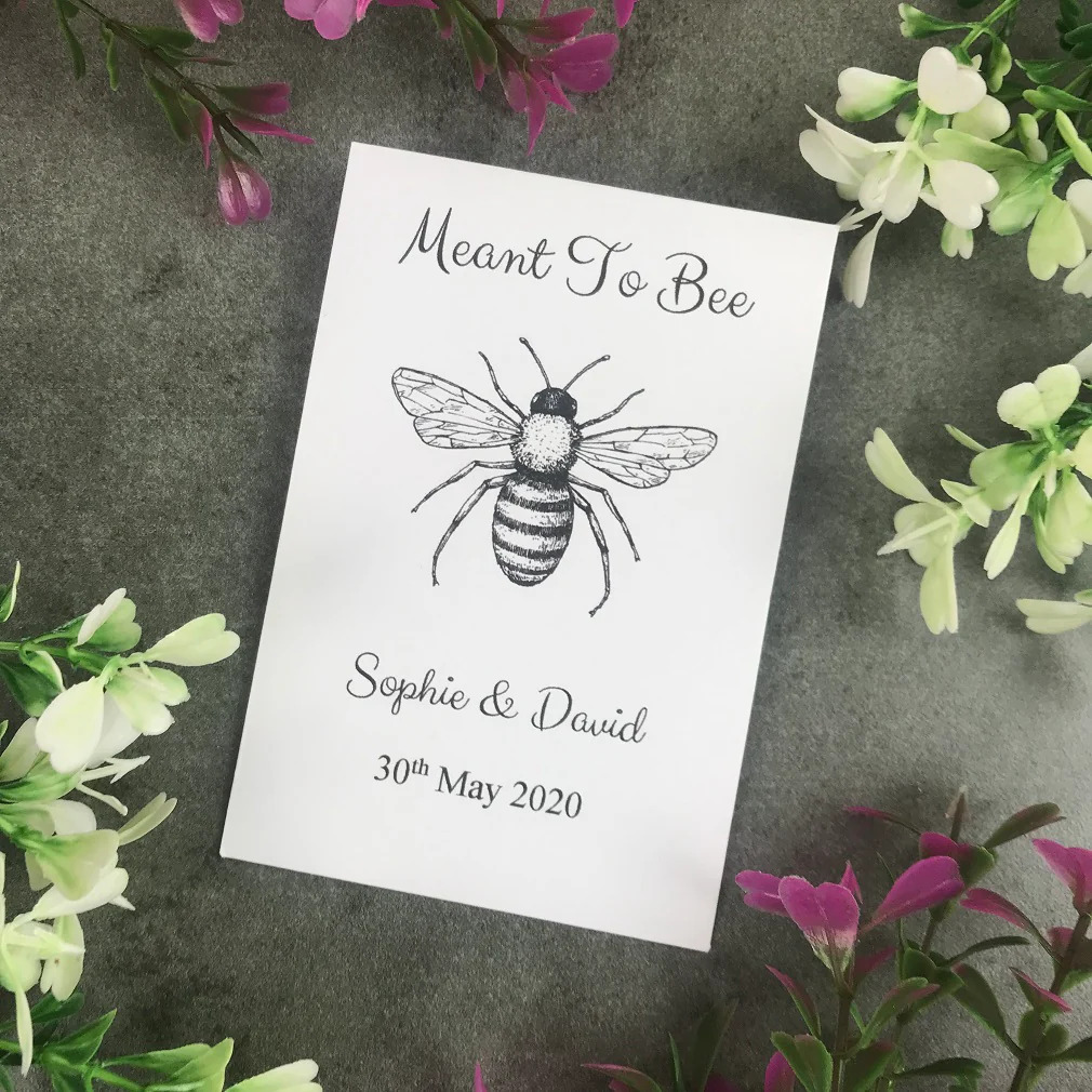 Meant To Bee Seed Wedding Favours Pack Of 12 - Image 7