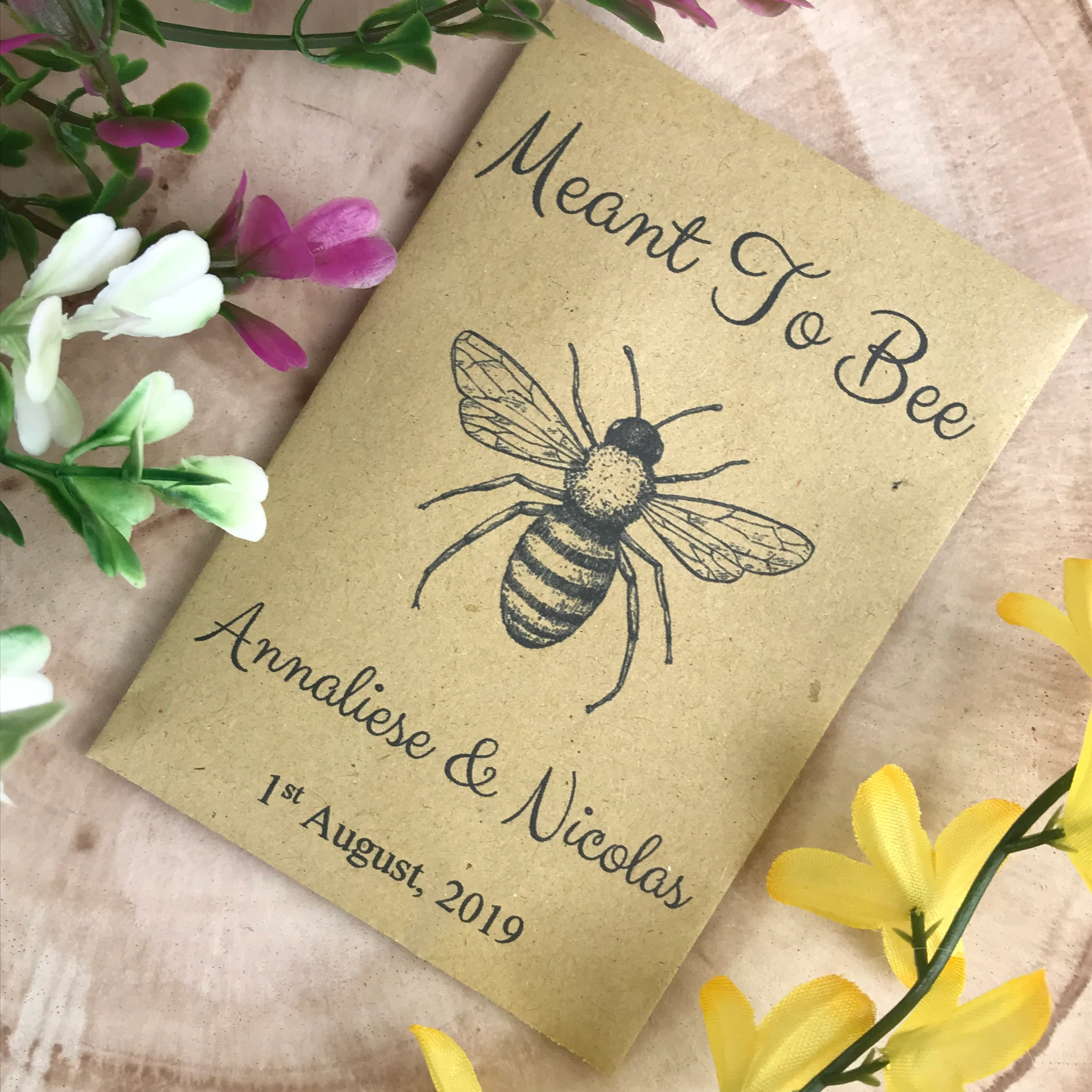Meant To Bee Seed Wedding Favours Pack Of 12 - Image 8
