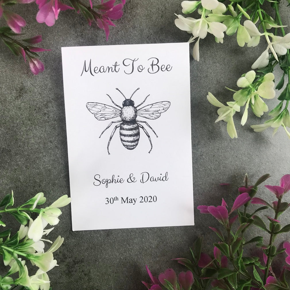 Meant To Bee Seed Wedding Favours Pack Of 12 - Image 9