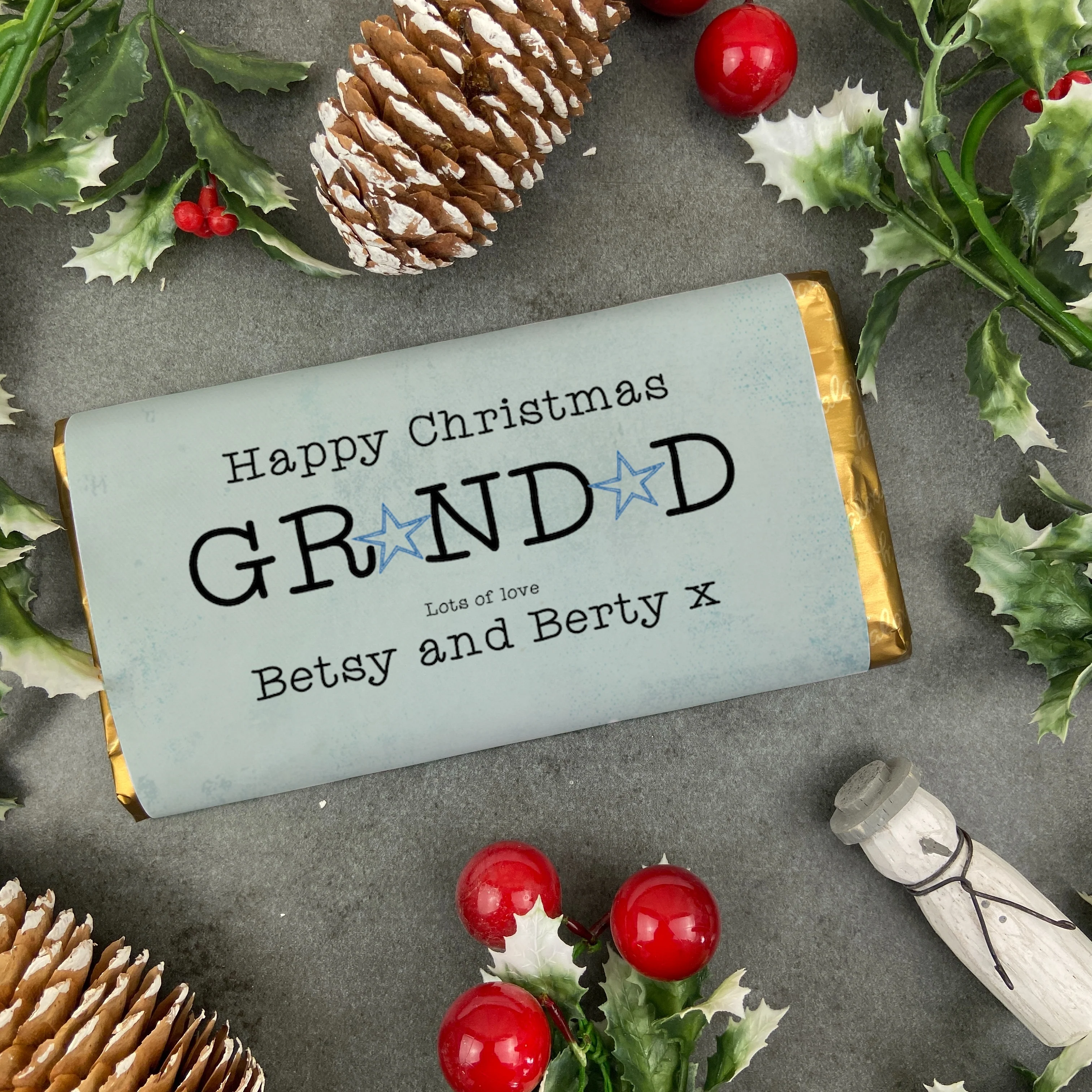 Merry Christmas Daddy Chocolate Bar - Image 9