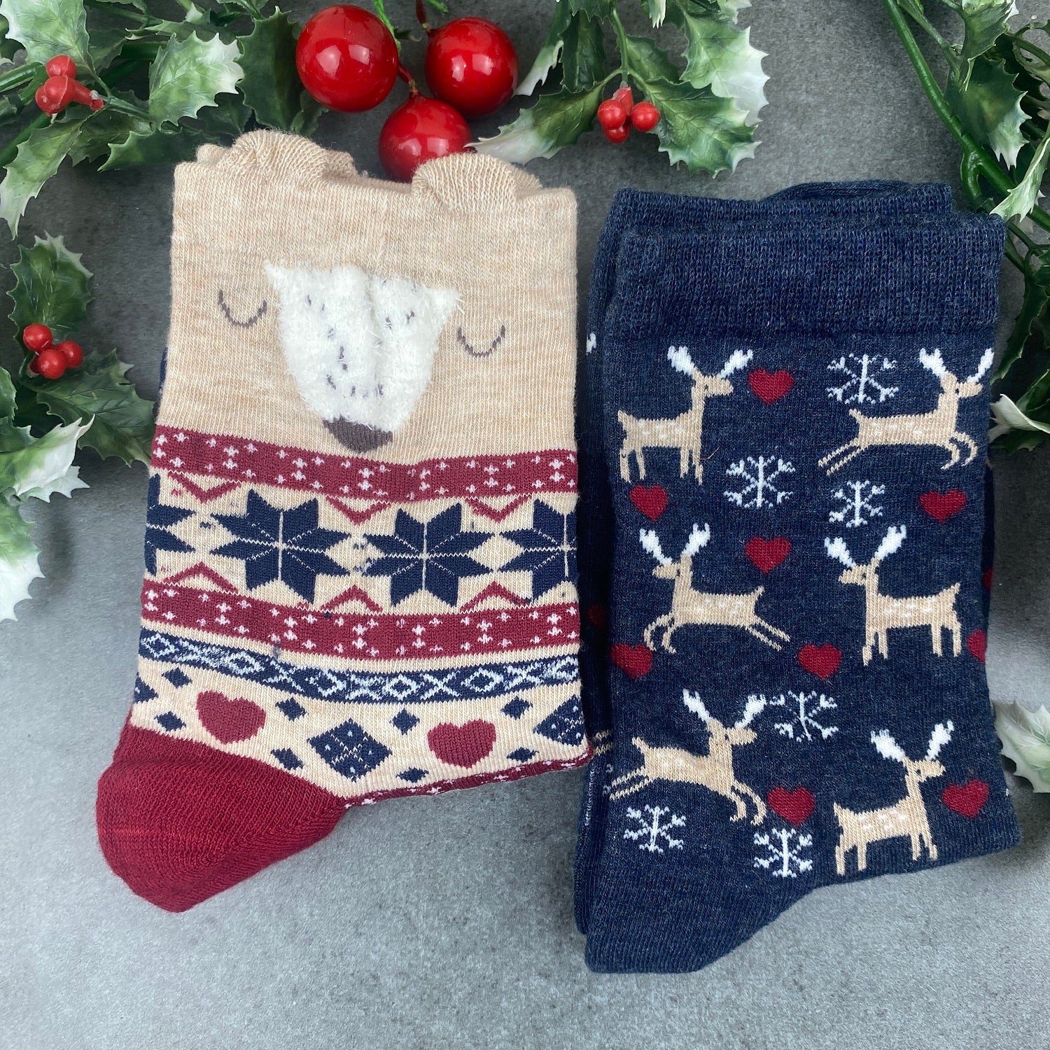 Merry Christmas Deer Socks - Image 10