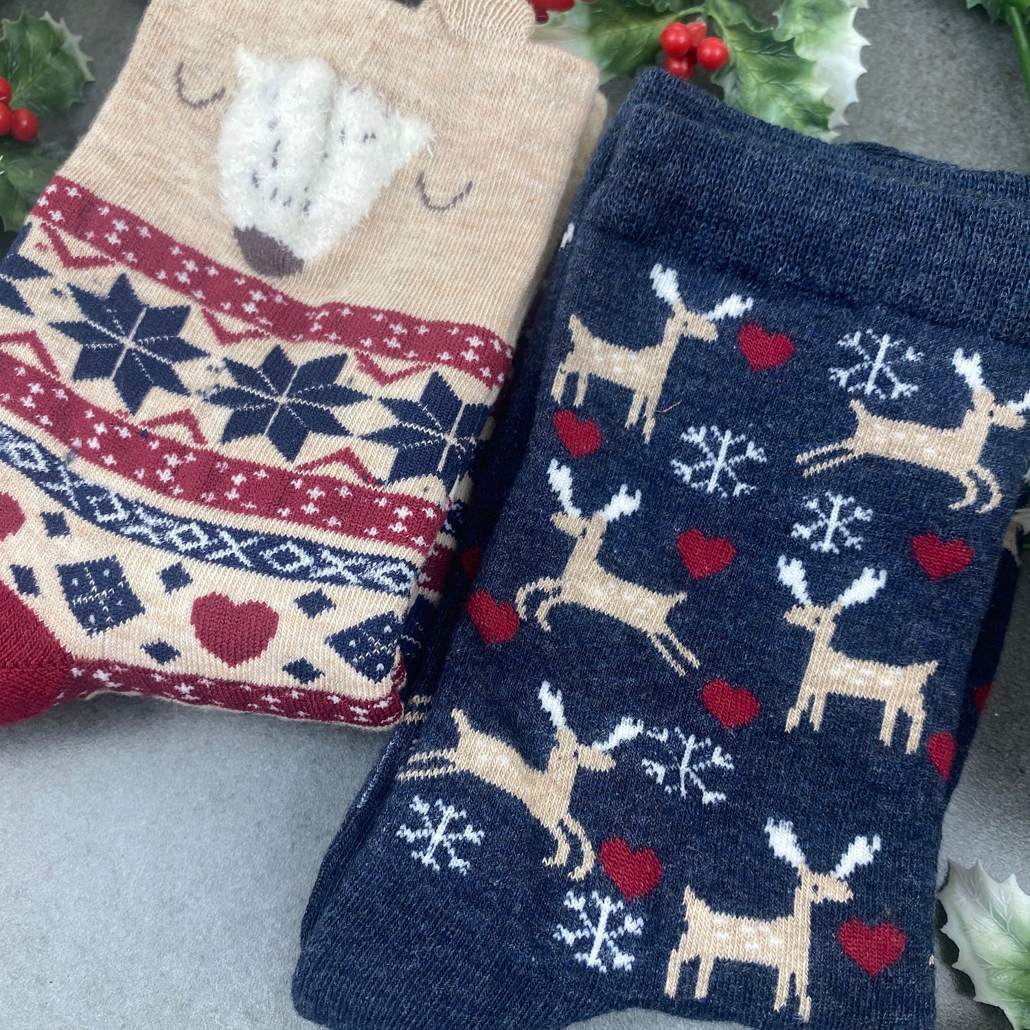 Merry Christmas Deer Socks - Image 9