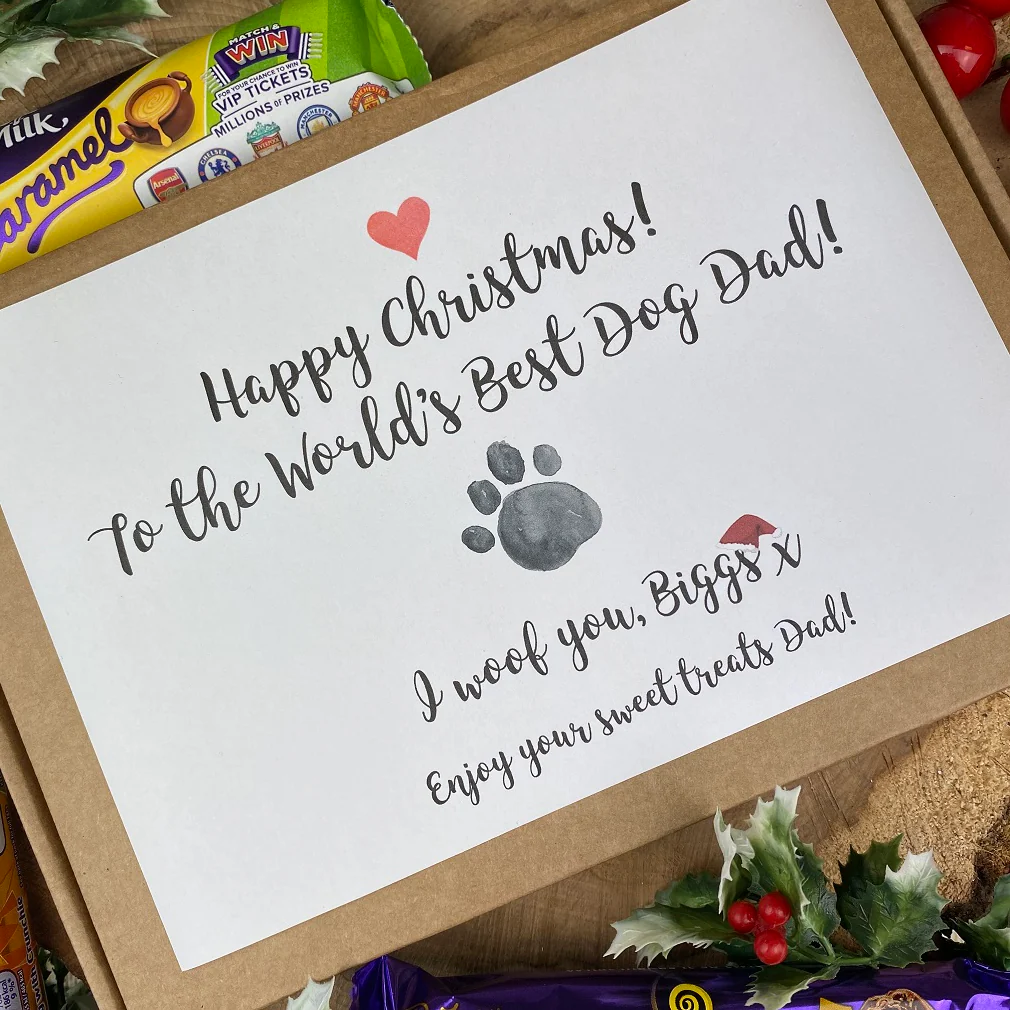 Merry Christmas Personalised Dog Mum/Dad Chocolate Box - Image 8