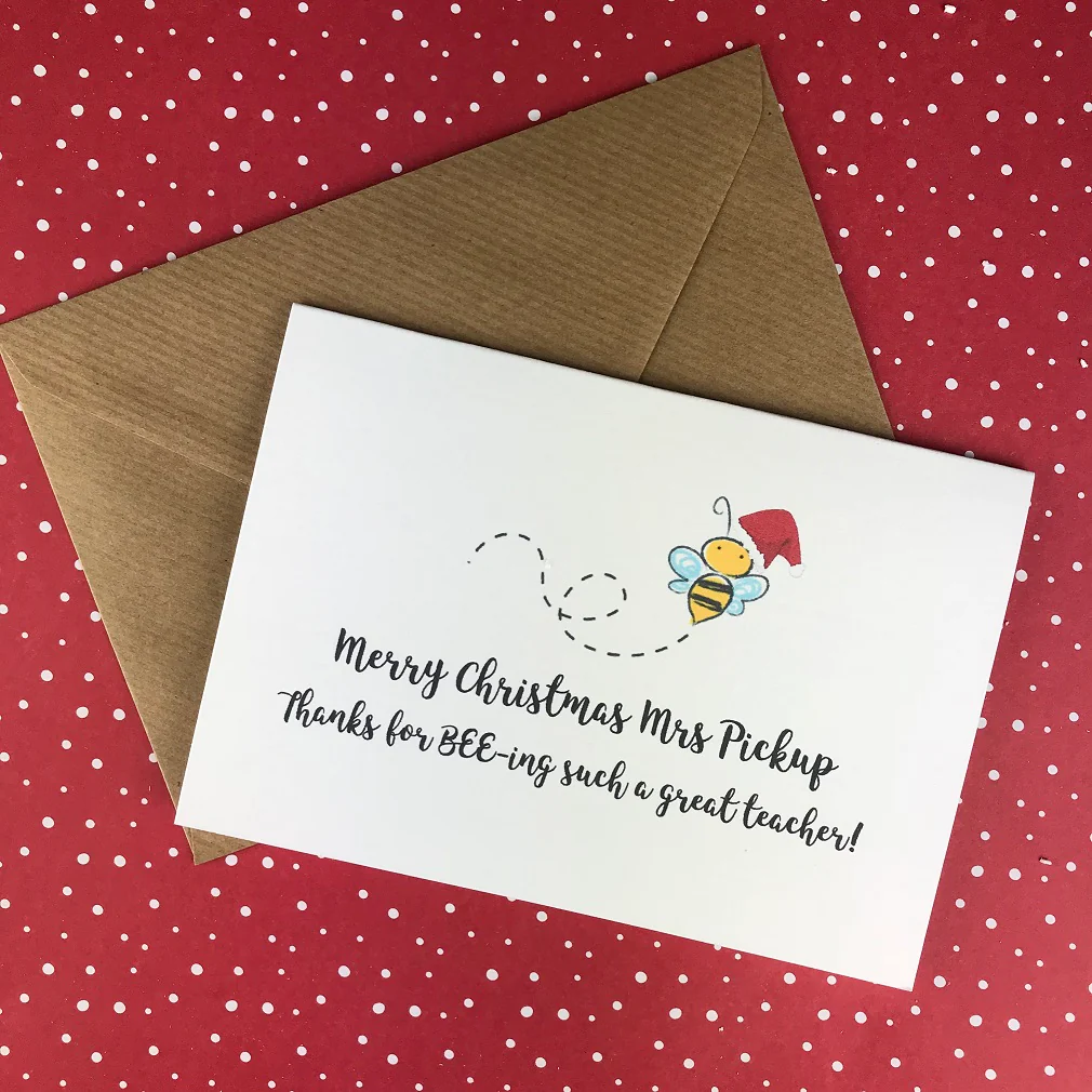 Merry Christmas Teacher Card - Image 9