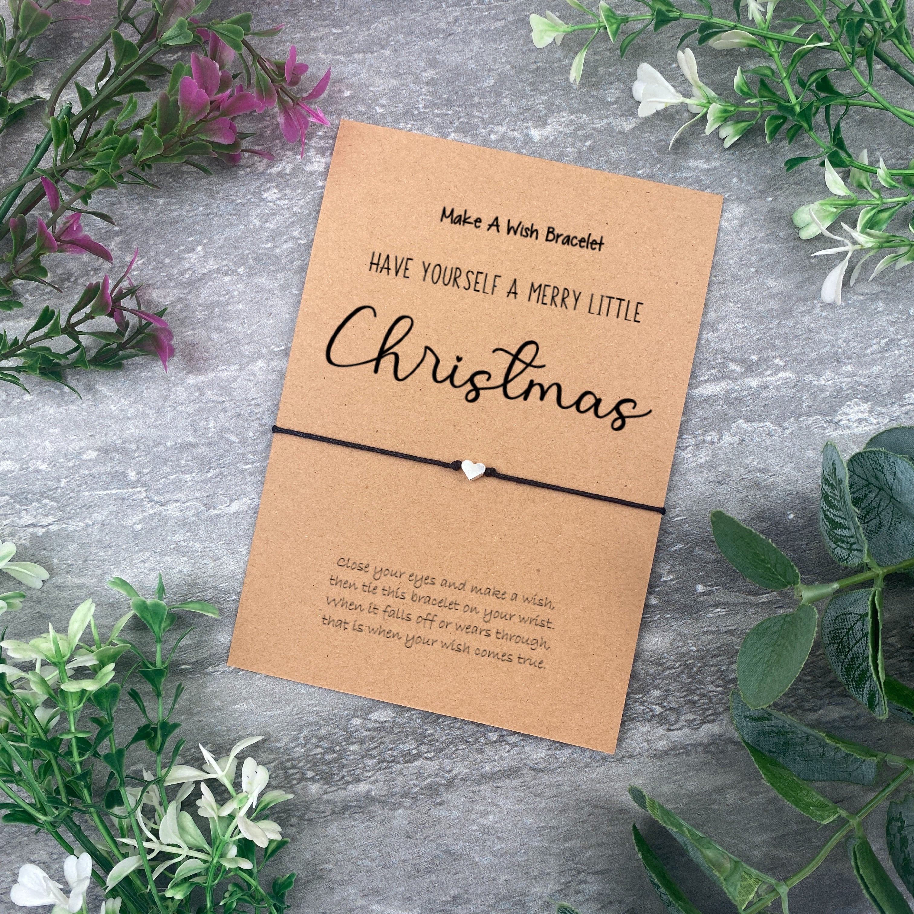 Merry Little Christmas Wish Bracelet