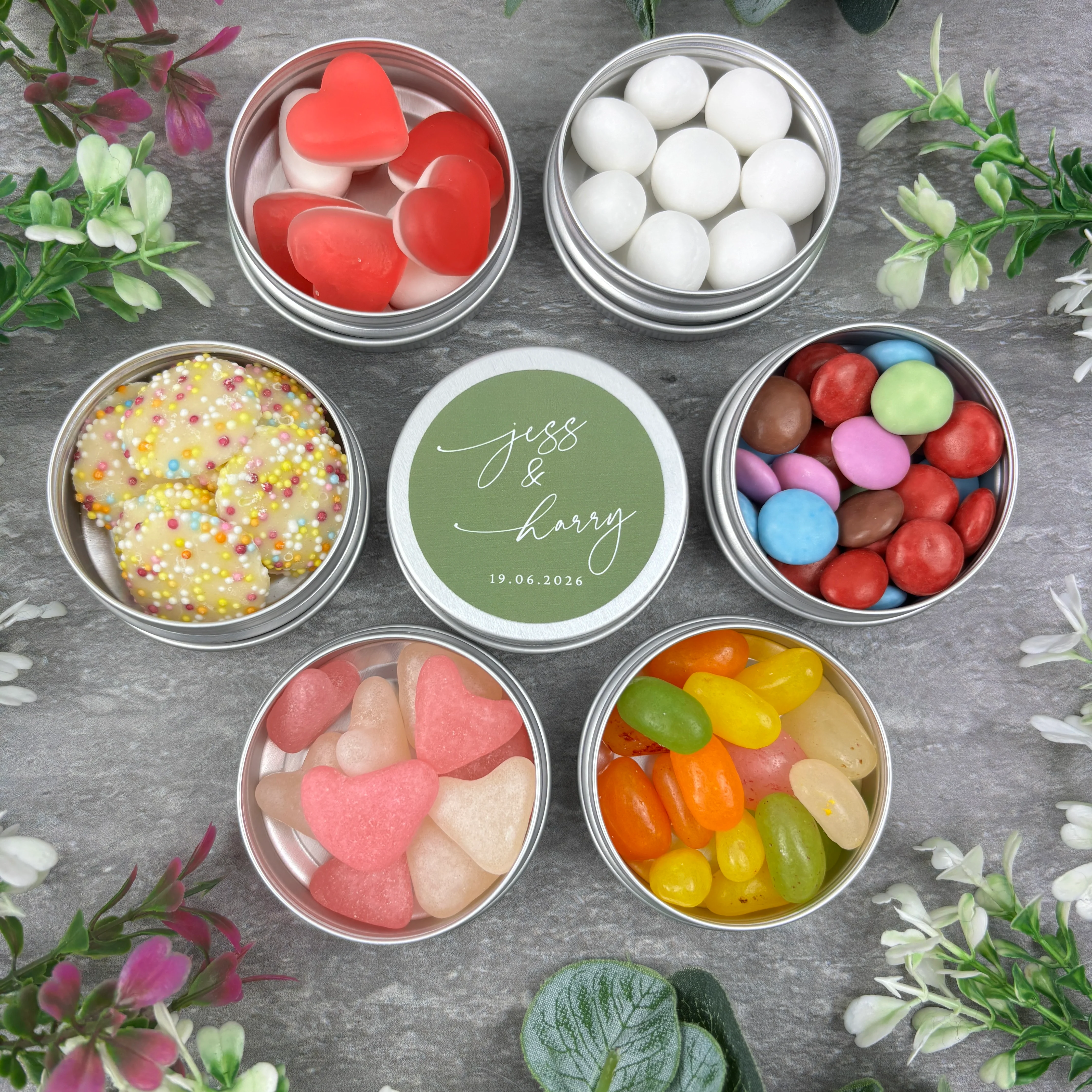 Personalised Wedding Sweet Tins - Image 9