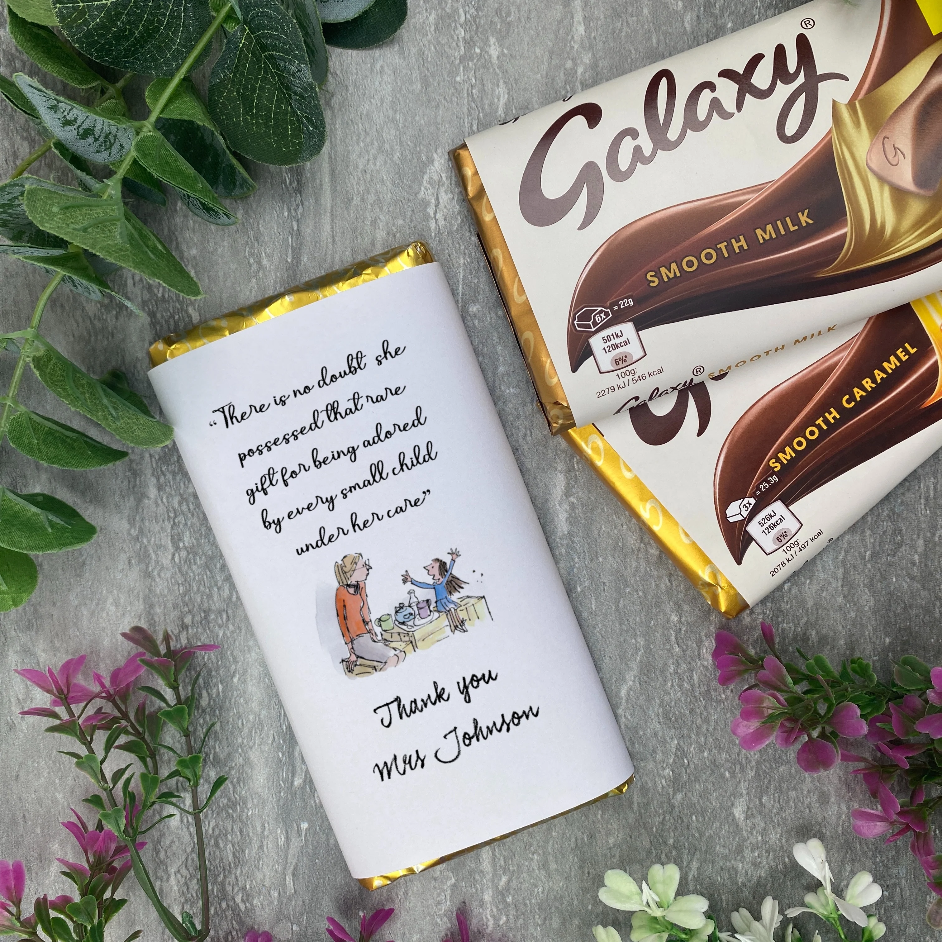 Miss Honey Teacher Chocolate Bar - Image 2