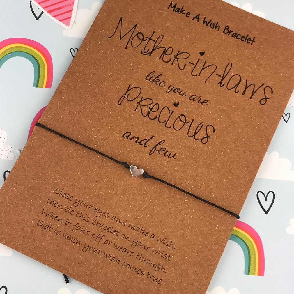Mother-In-Laws Like You Are Precious And Few Make A Wish Bracelet - Image 6