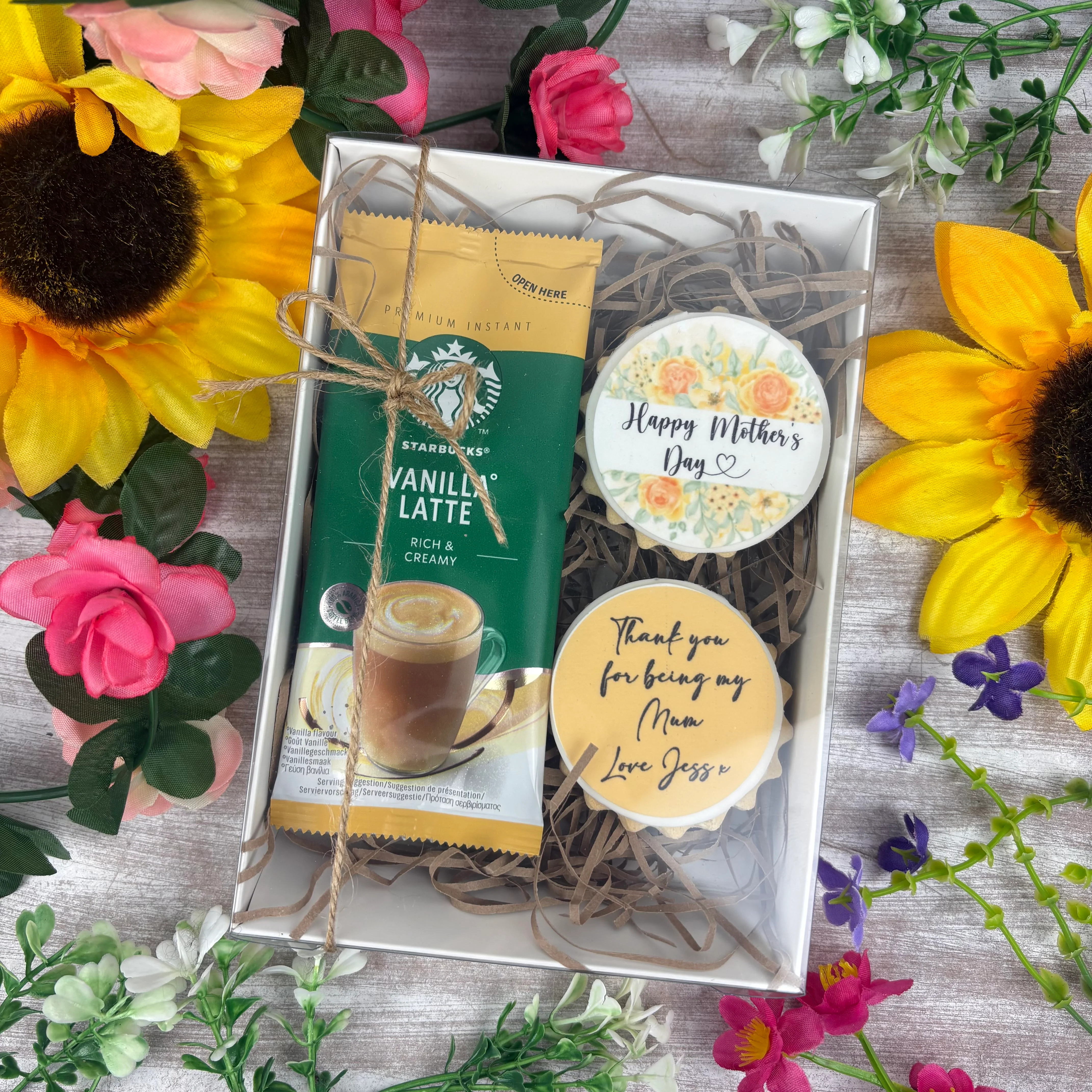 Mother’s Day Treat - Personalised Biscuit & Coffee Gift Box - Image 4