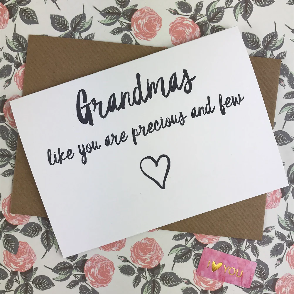 Mother's Day Card Grandmas Like You Are Precious And Few - Image 5