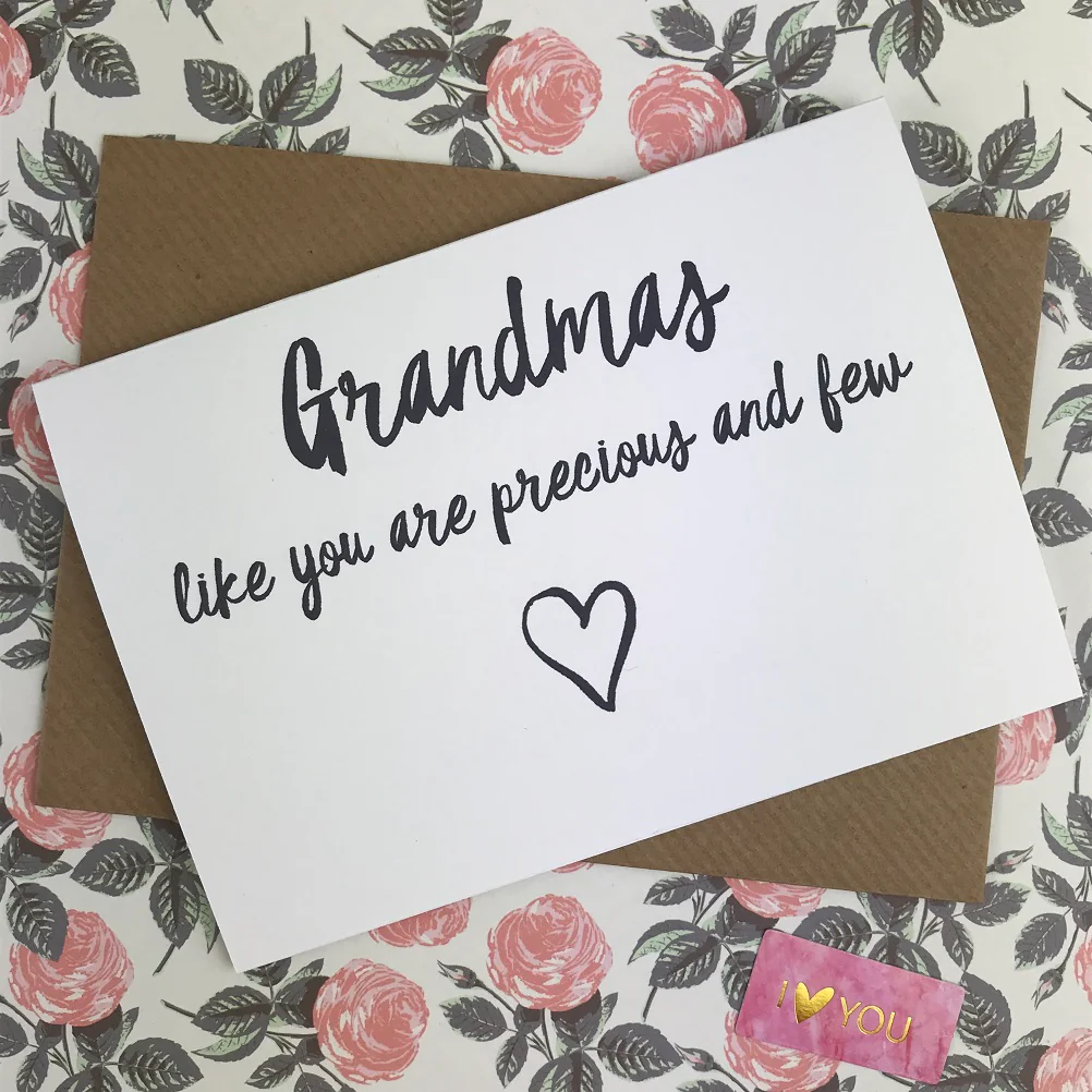 Mother's Day Card Grandmas Like You Are Precious And Few - Image 7