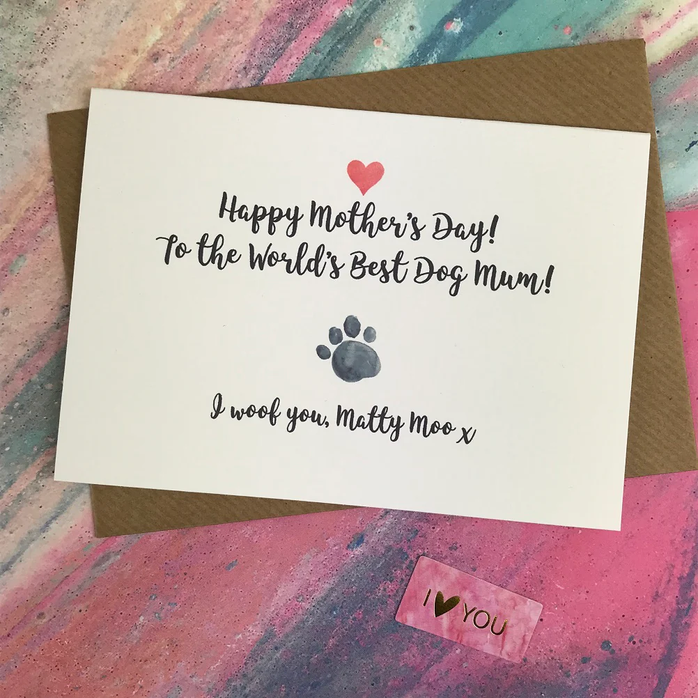 Mother's Day Card World's Best Dog Mum - Image 5