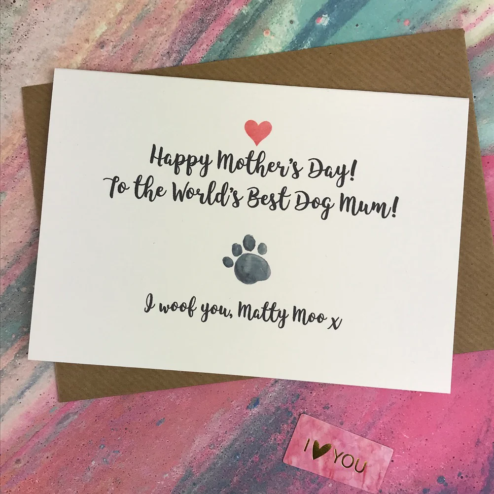 Mother's Day Card World's Best Dog Mum - Image 6