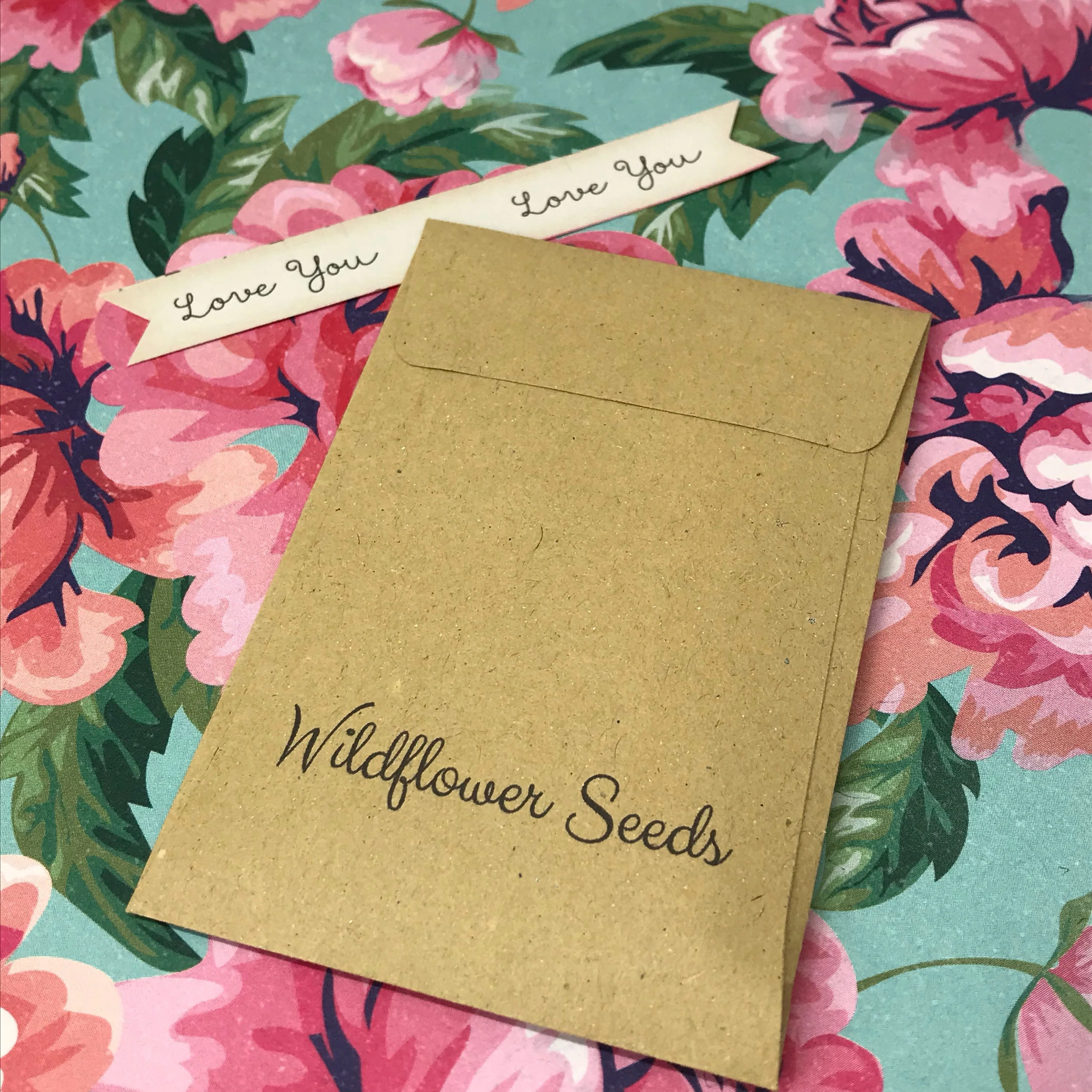 Mum Thank You For Helping Me Grow! - Mini Kraft Envelope with Sunflower Seeds - Image 3