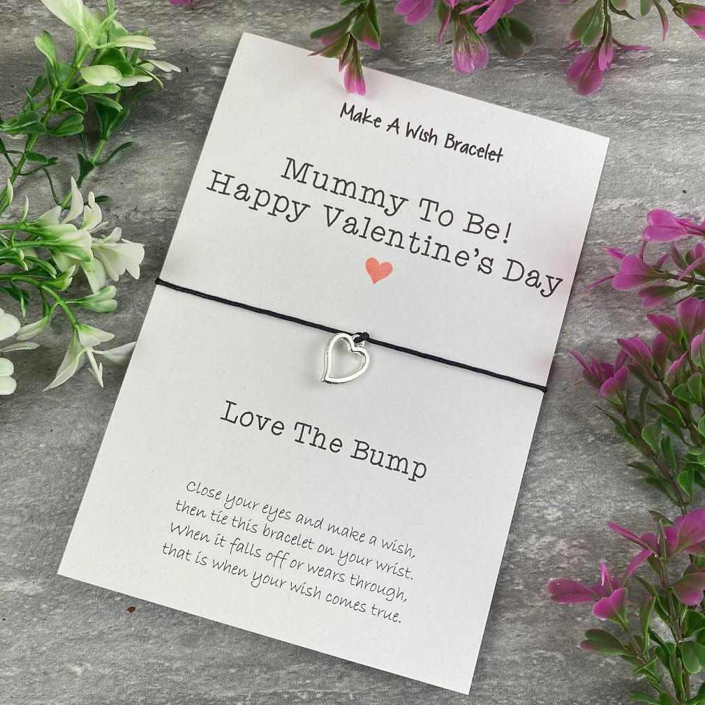 Mummy To Be Happy Valentine's Day Wish Bracelet - Image 6