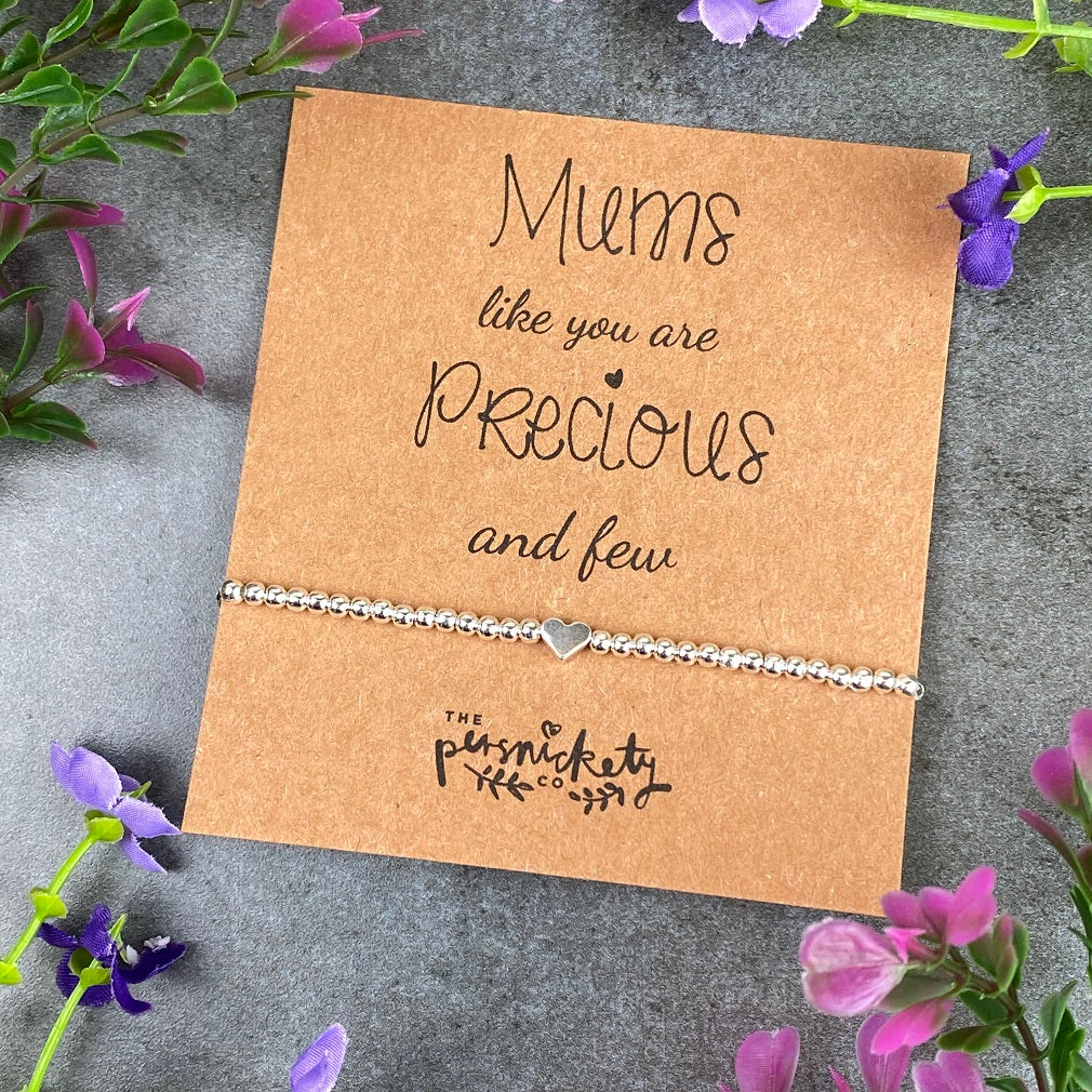 Mums Like You Are Precious And Few Beaded Bracelet