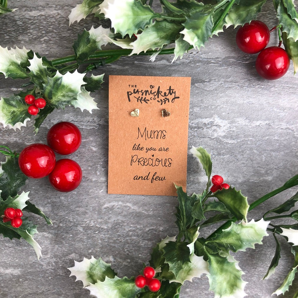 Mums Like You Are Precious & Few Heart Earrings - Image 2