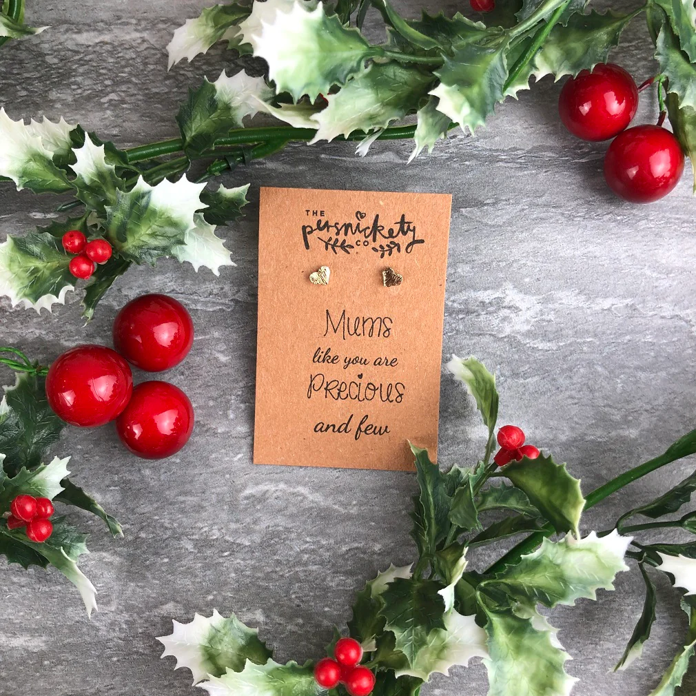 Mums Like You Are Precious & Few Heart Earrings - Image 3