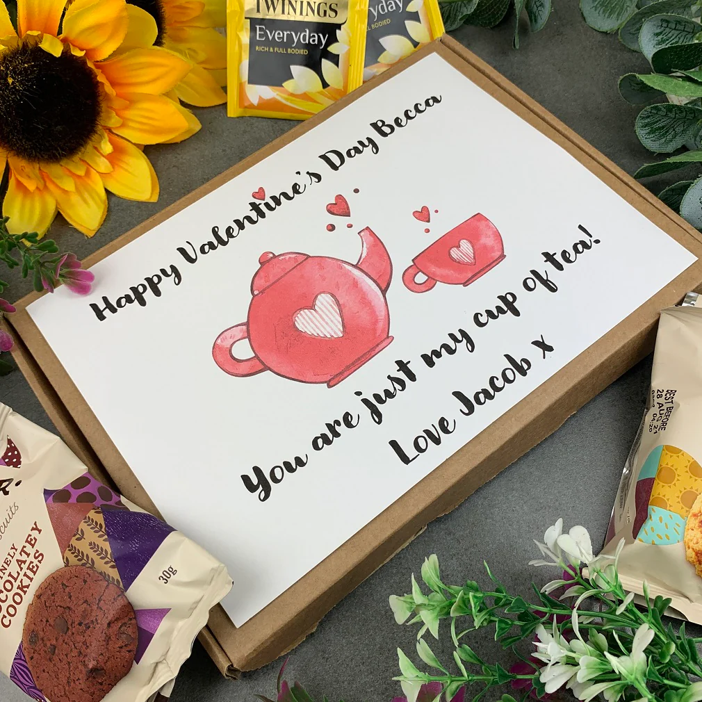 My Cup of Tea Personalised Valentines Day Gift Box - Image 8