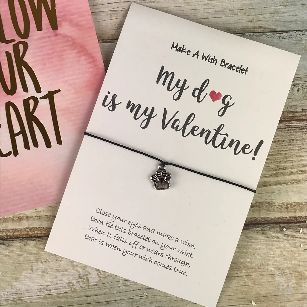 My Dog Is My Valentine Wish Bracelet - Image 3