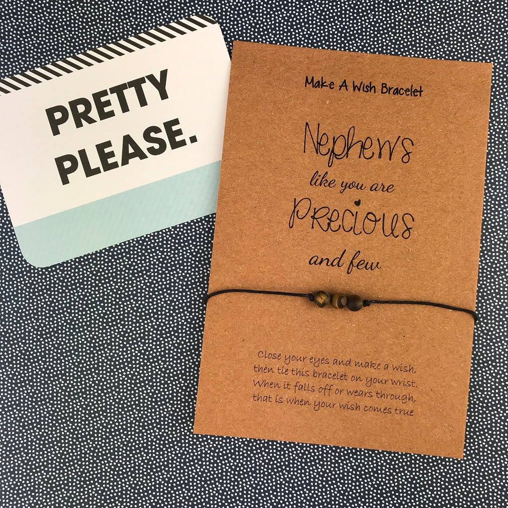 Nephews Like You Are Precious And Few Wish Bracelet - Image 2