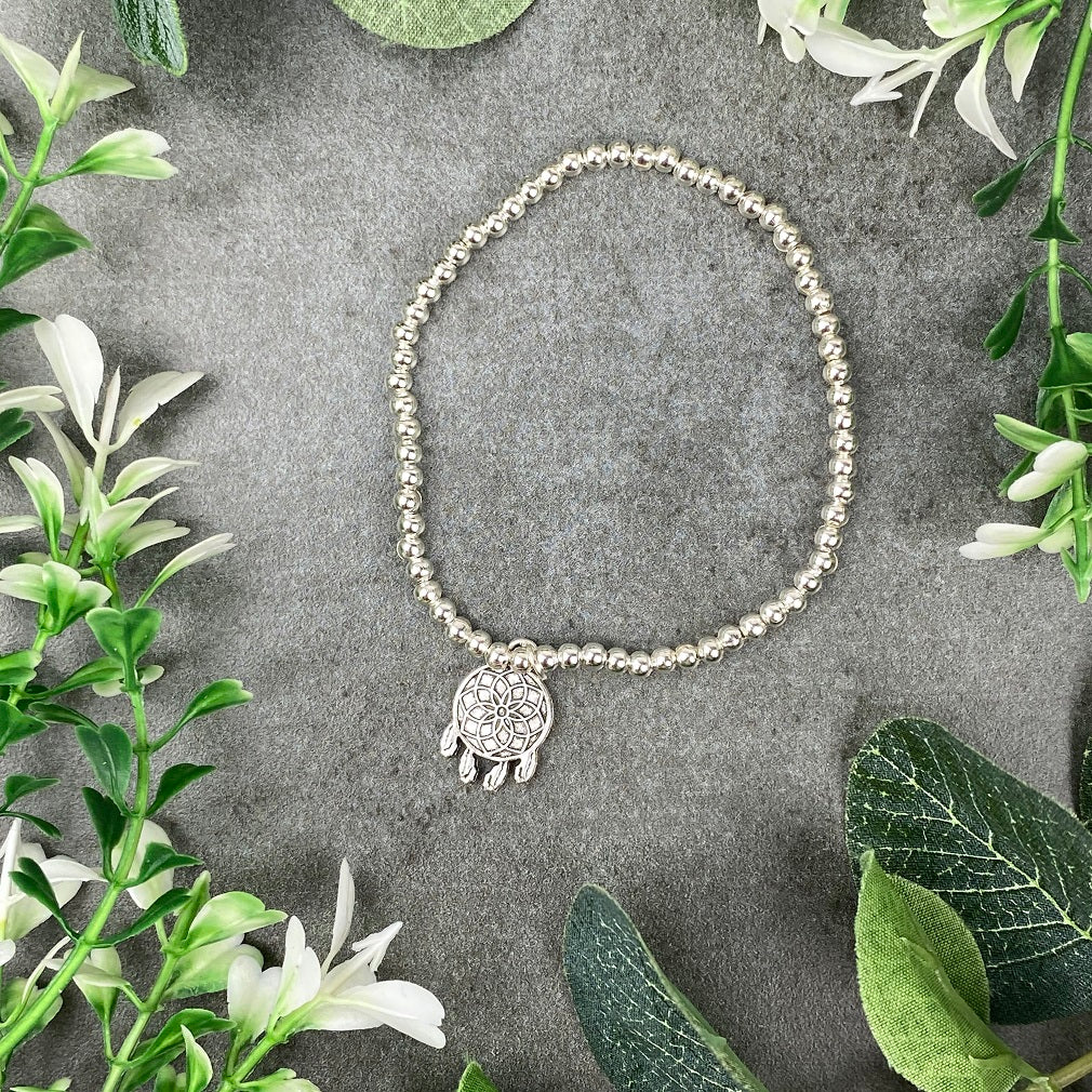 Never Stop Dreaming - Dream Catcher Beaded Bracelet - Image 2